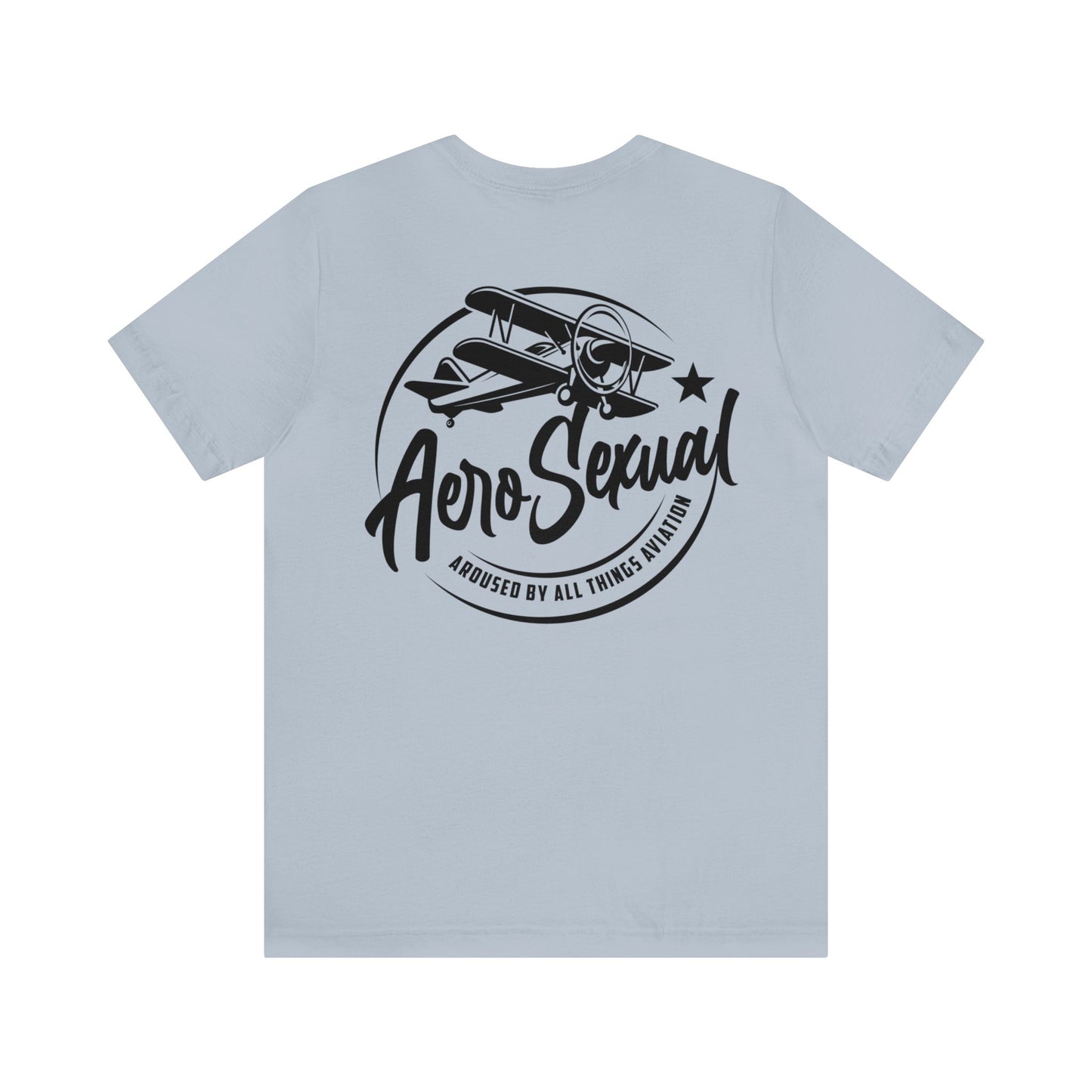 Aerosexual Unisex Jersey Short Sleeve Tee Reese’s Design
