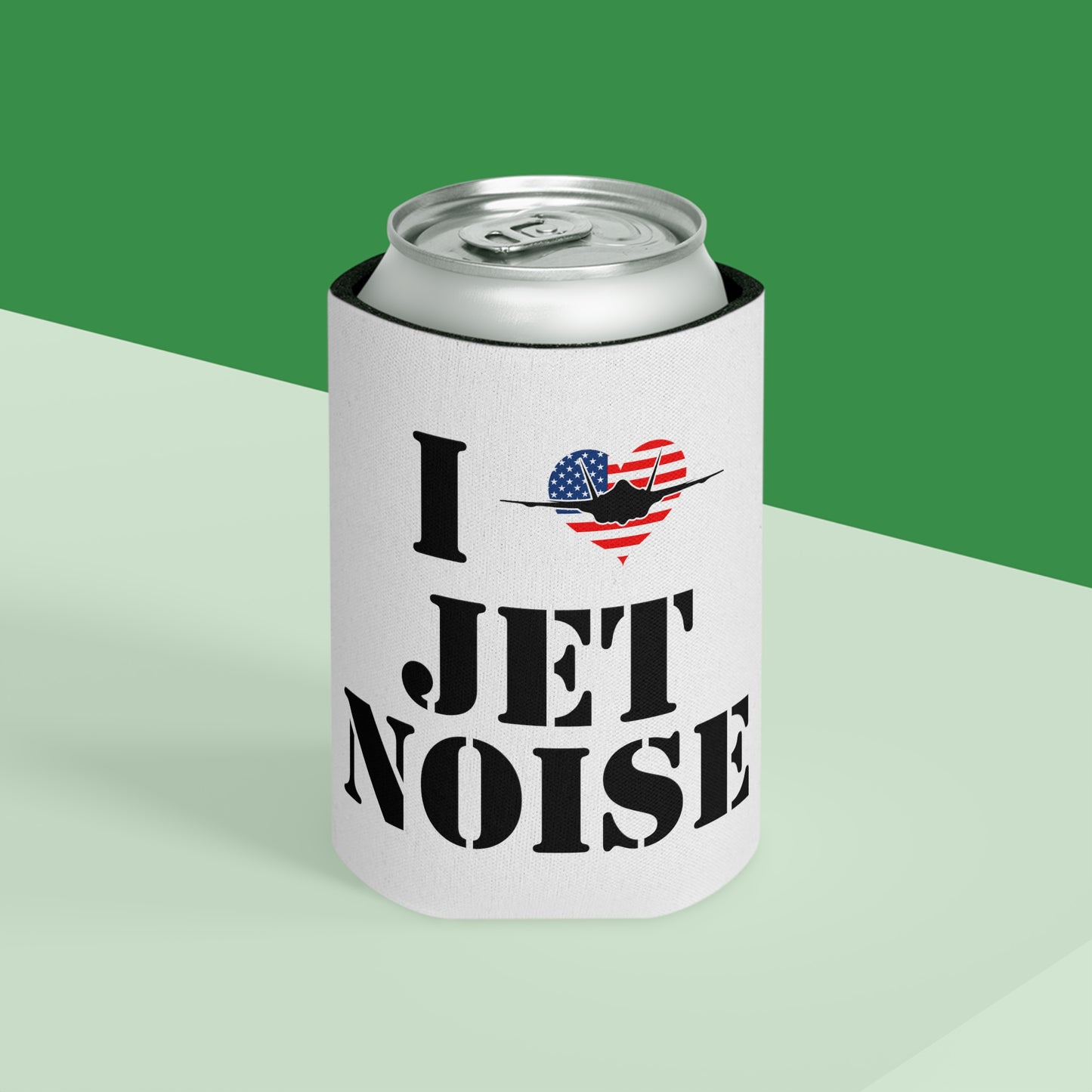 I heart Jet Noise soft can sleeve