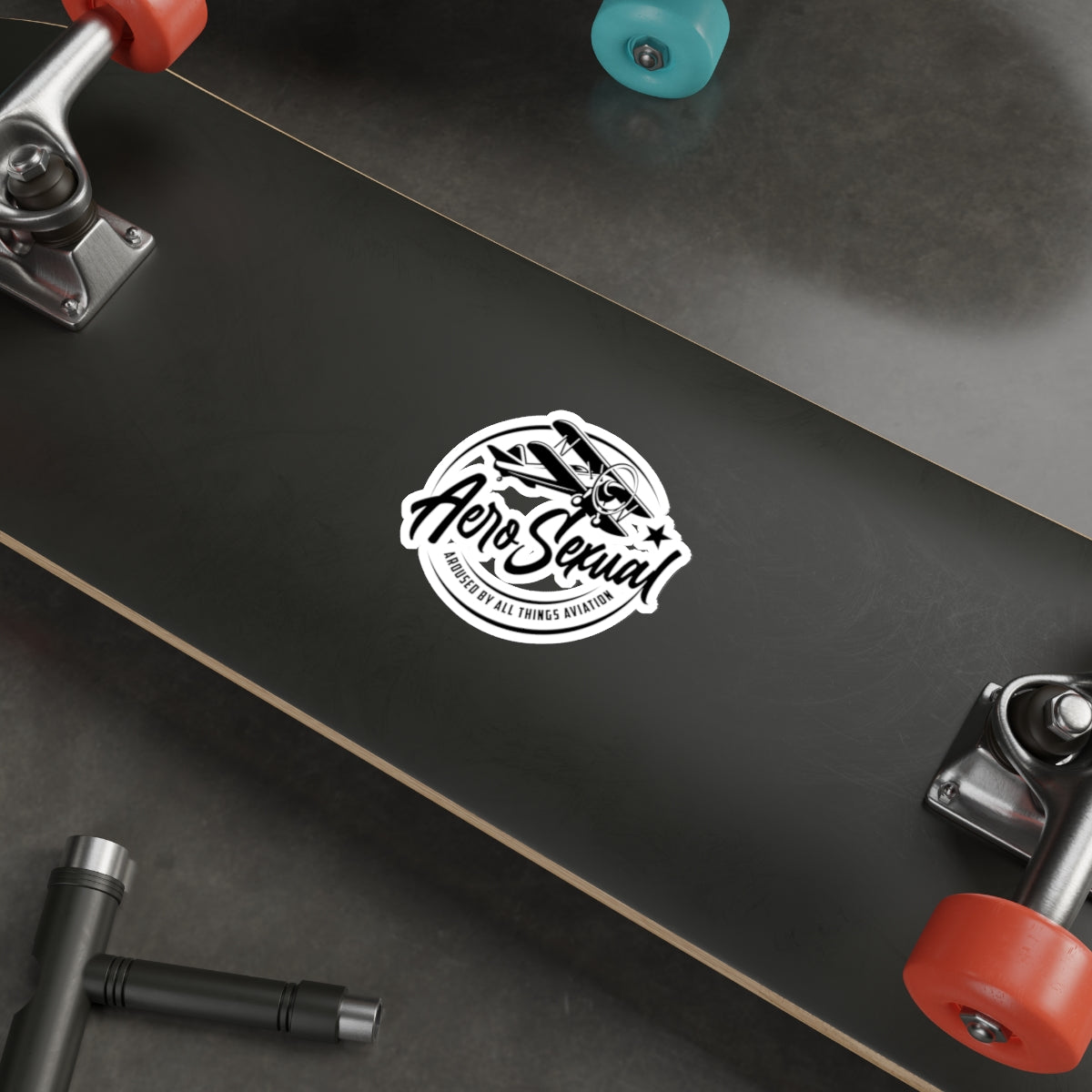 Aerosexual Club Die-Cut Stickers (biplane)