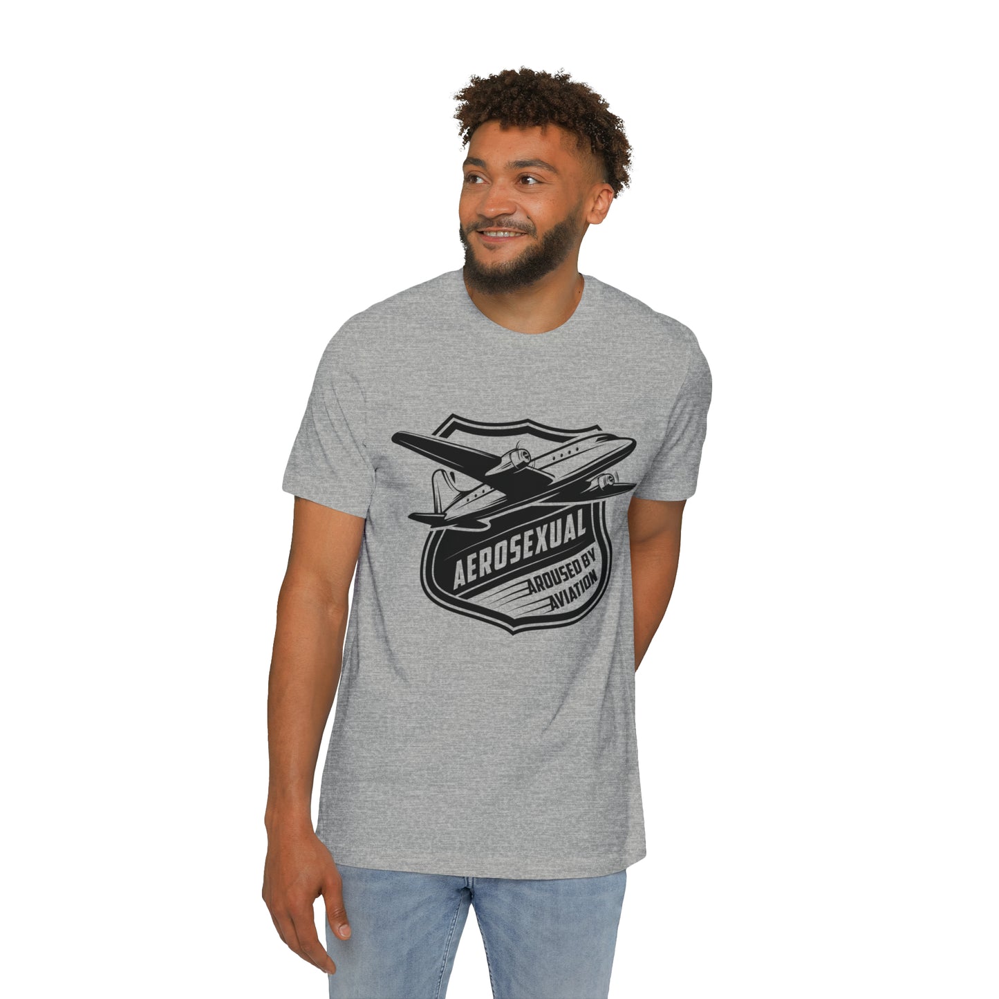 Aerosexual USA-Made Unisex Short-Sleeve Jersey T-Shirt
