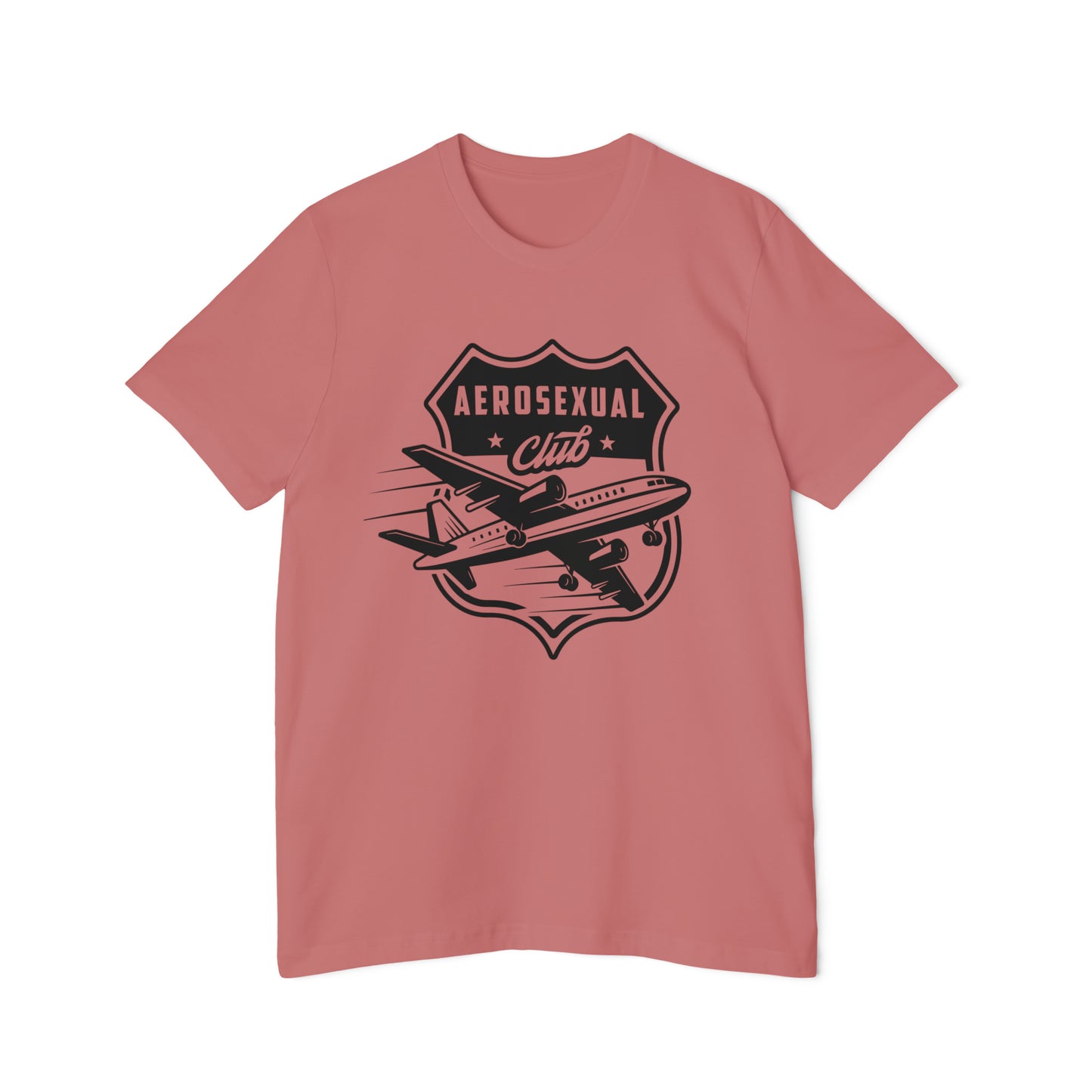 Aerosexual Club USA-Made Unisex Short-Sleeve Jersey T-Shirt
