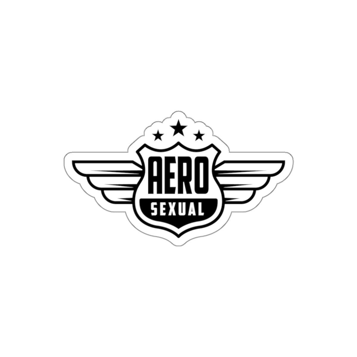 Aerosexul Wings Die-Cut Sticker