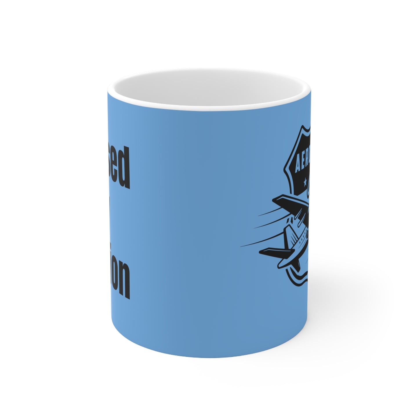 Aerosexual Club Coffee Cup Light Blue 11oz