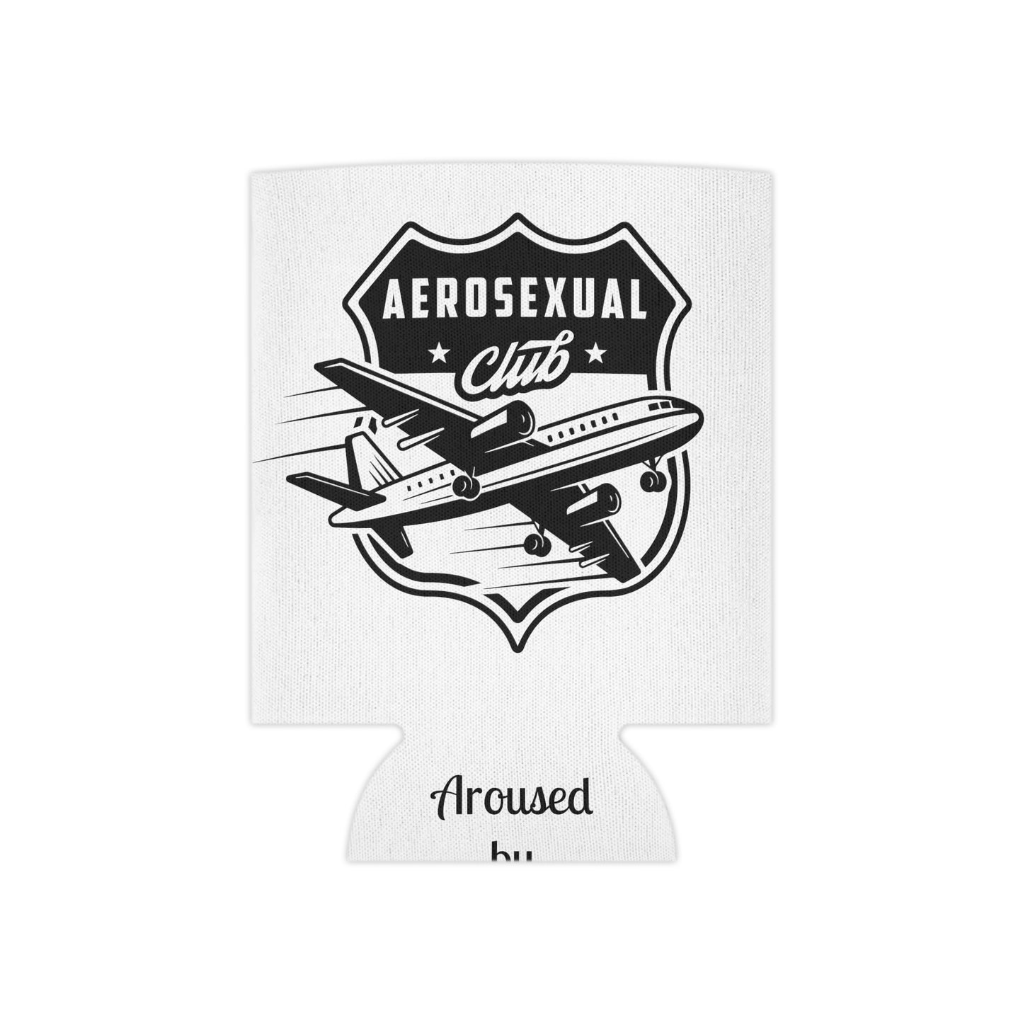 Aerosexual Club soft can sleeve (white)
