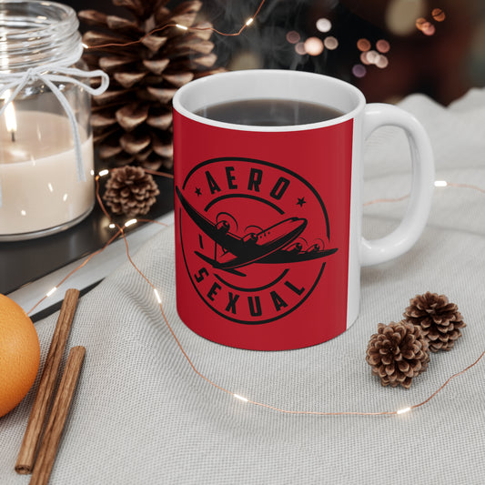 Aerosexual Coffee Cup Red, 11oz