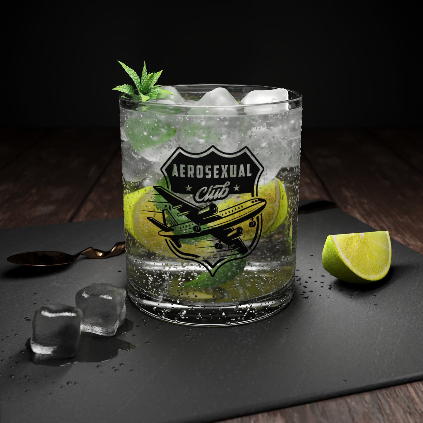 Aerosexual Club Whiskey Glass