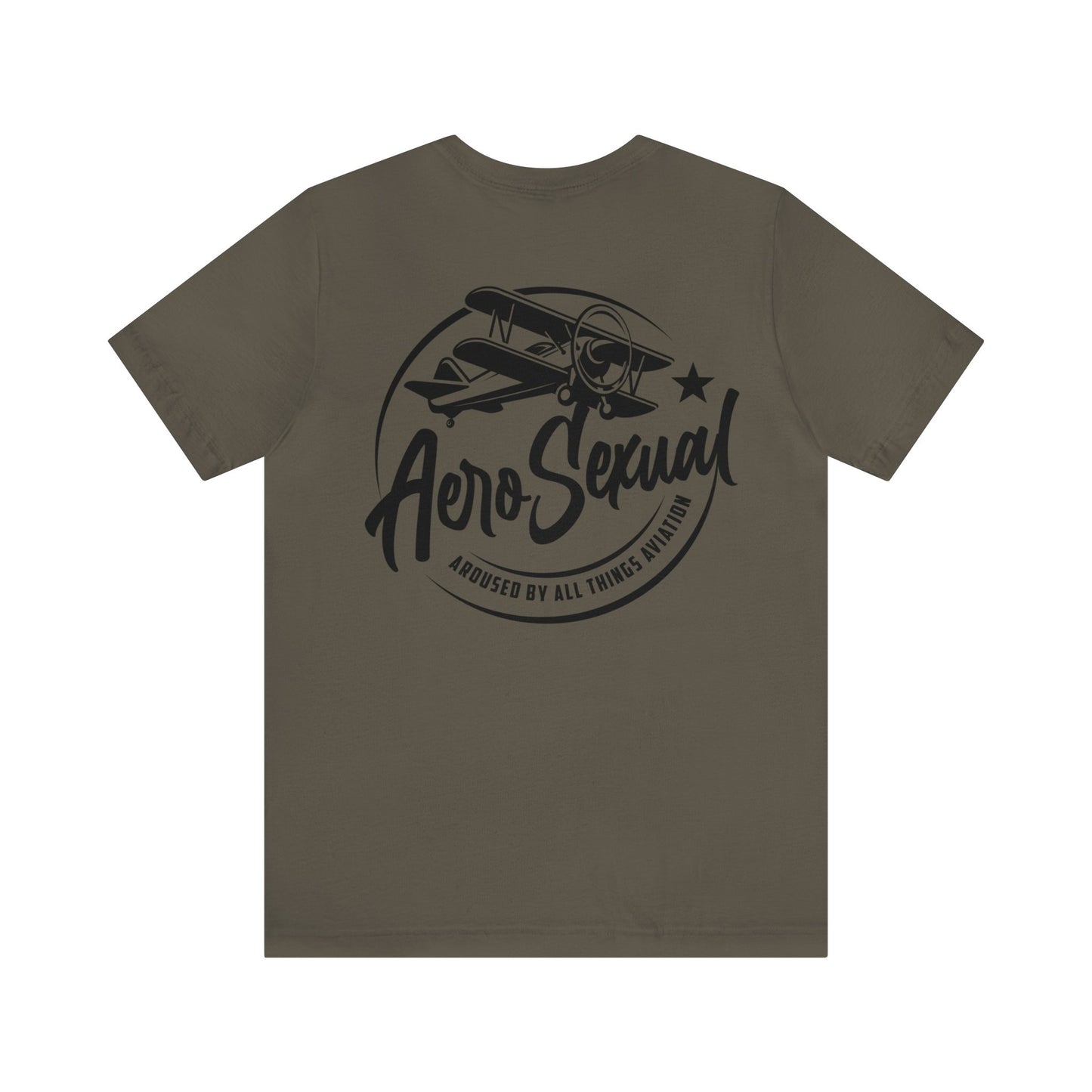 Aerosexual Unisex Jersey Short Sleeve Tee Reese’s Design