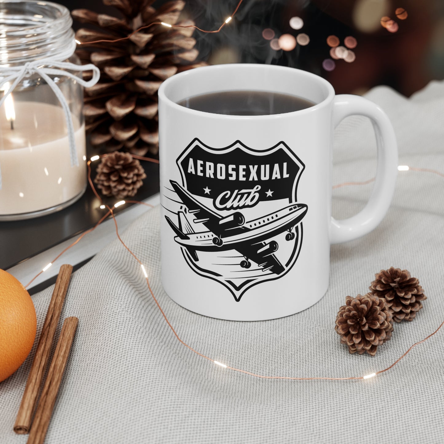 Aerosexual Club Coffee Cup, 11oz