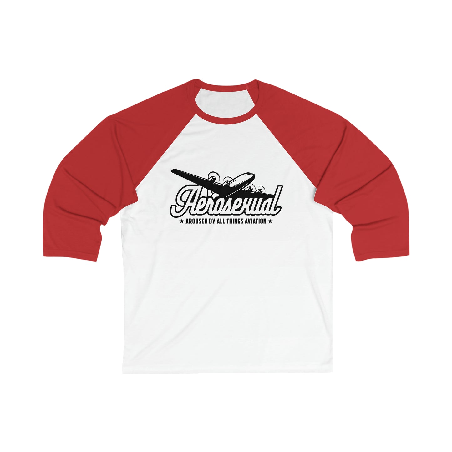 Aerosexual Women's Baseball Tee