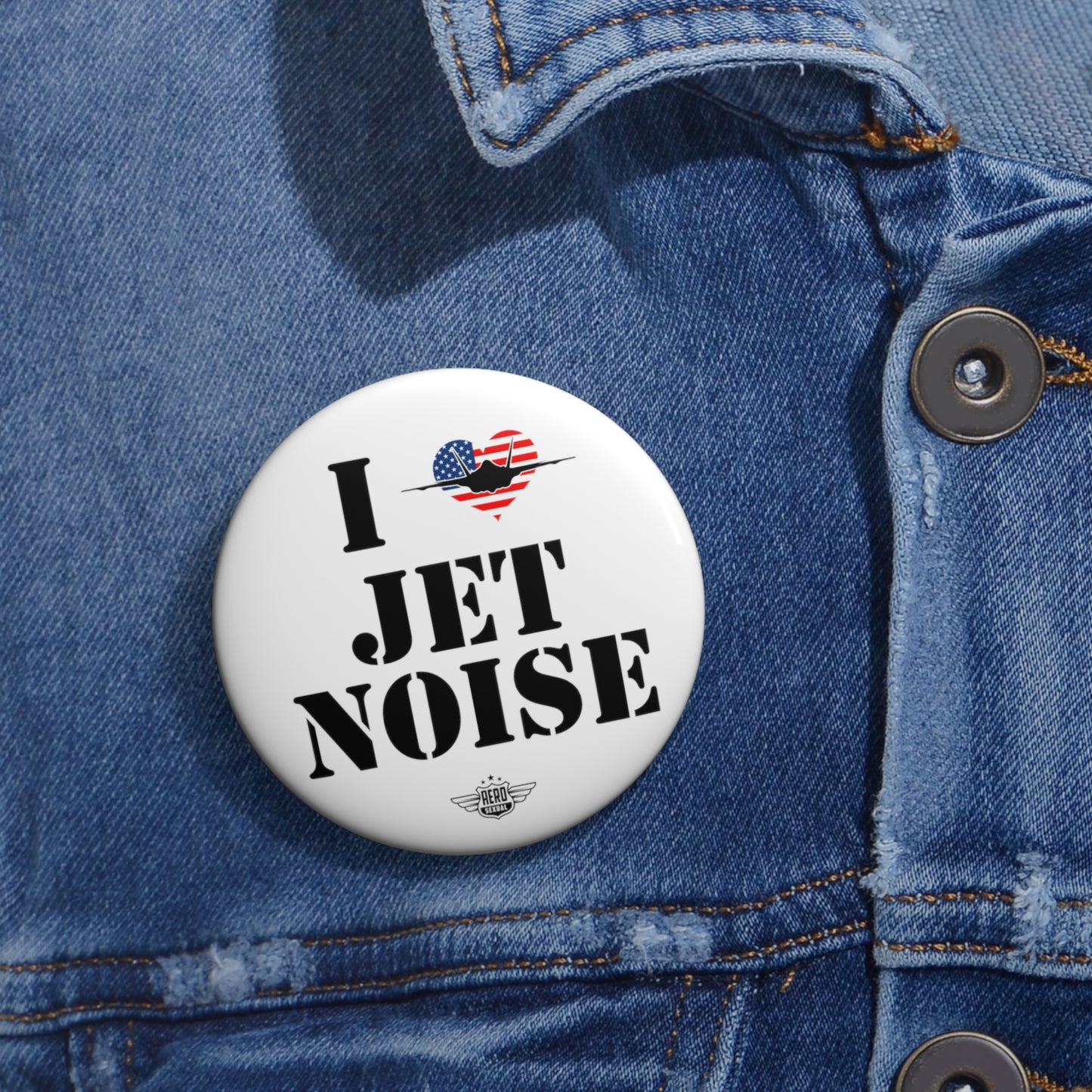I Heart Jet Noise Buttons