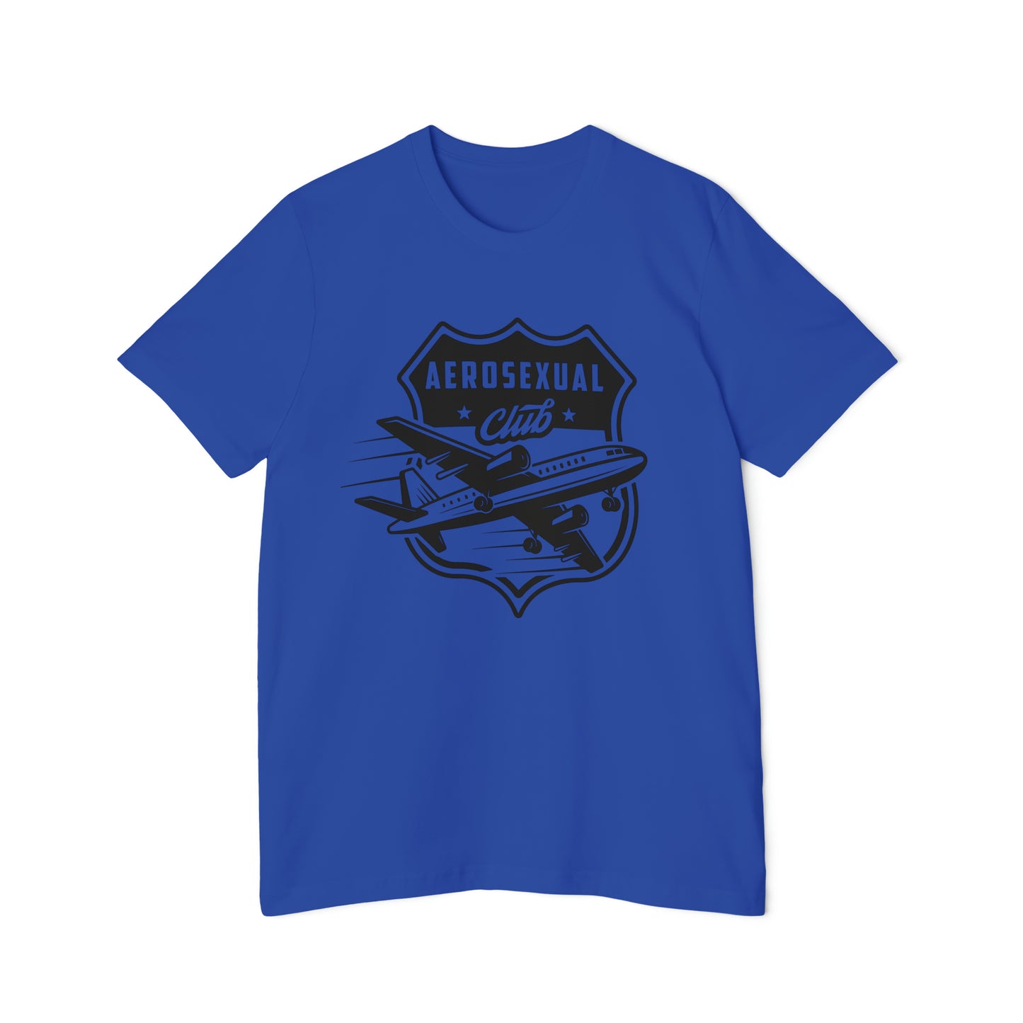 Aerosexual Club USA-Made Unisex Short-Sleeve Jersey T-Shirt