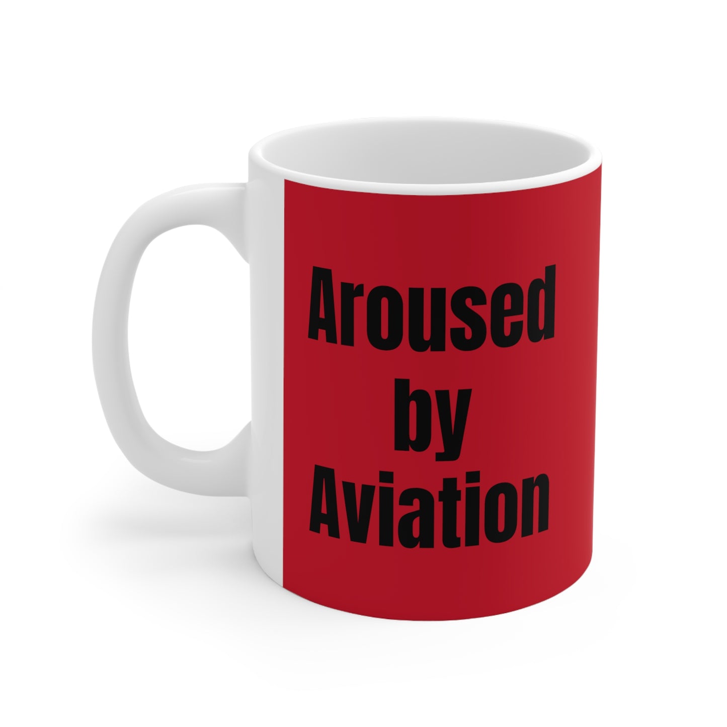 Aerosexual Club Coffee Cup Red, 11oz