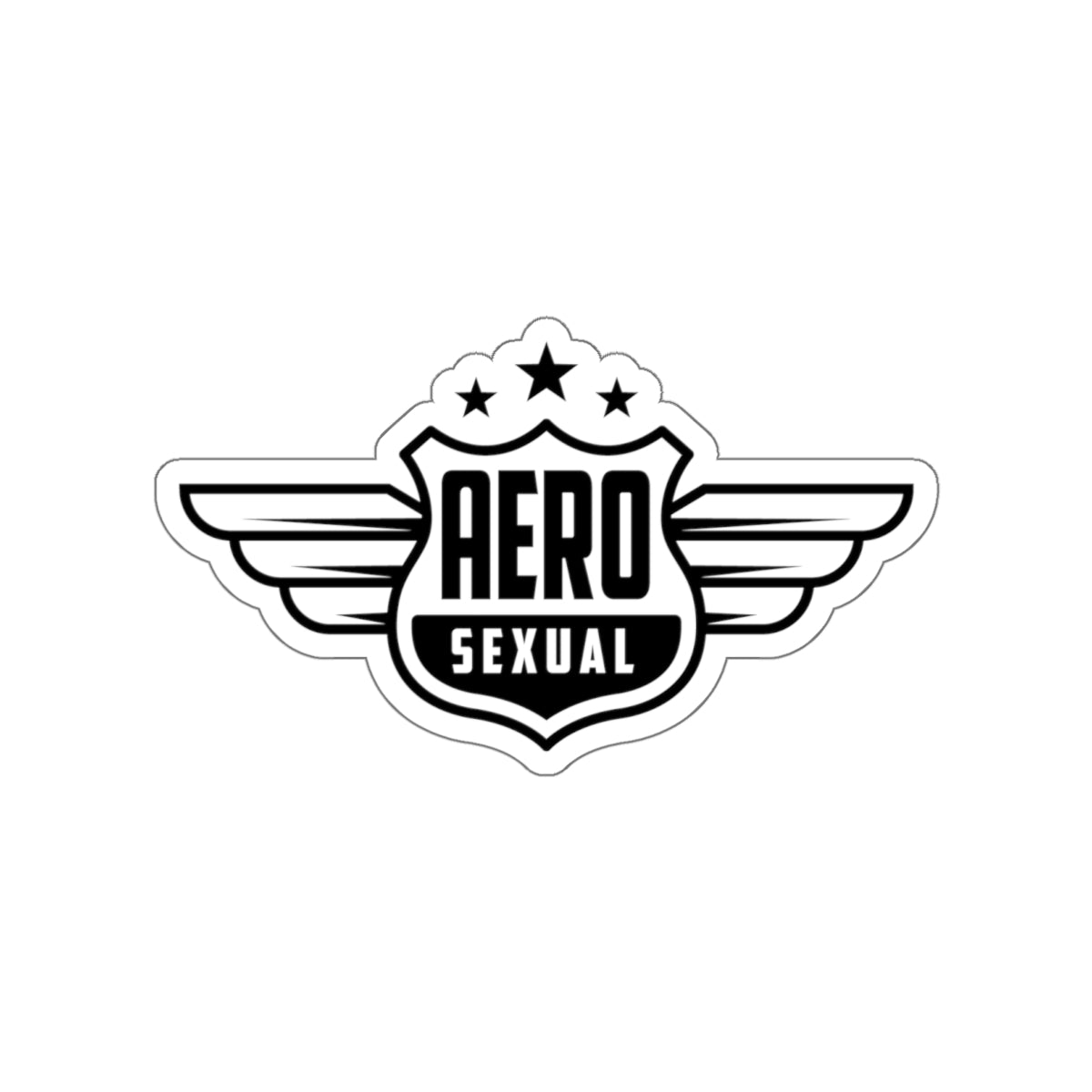 Aerosexul Wings Die-Cut Sticker