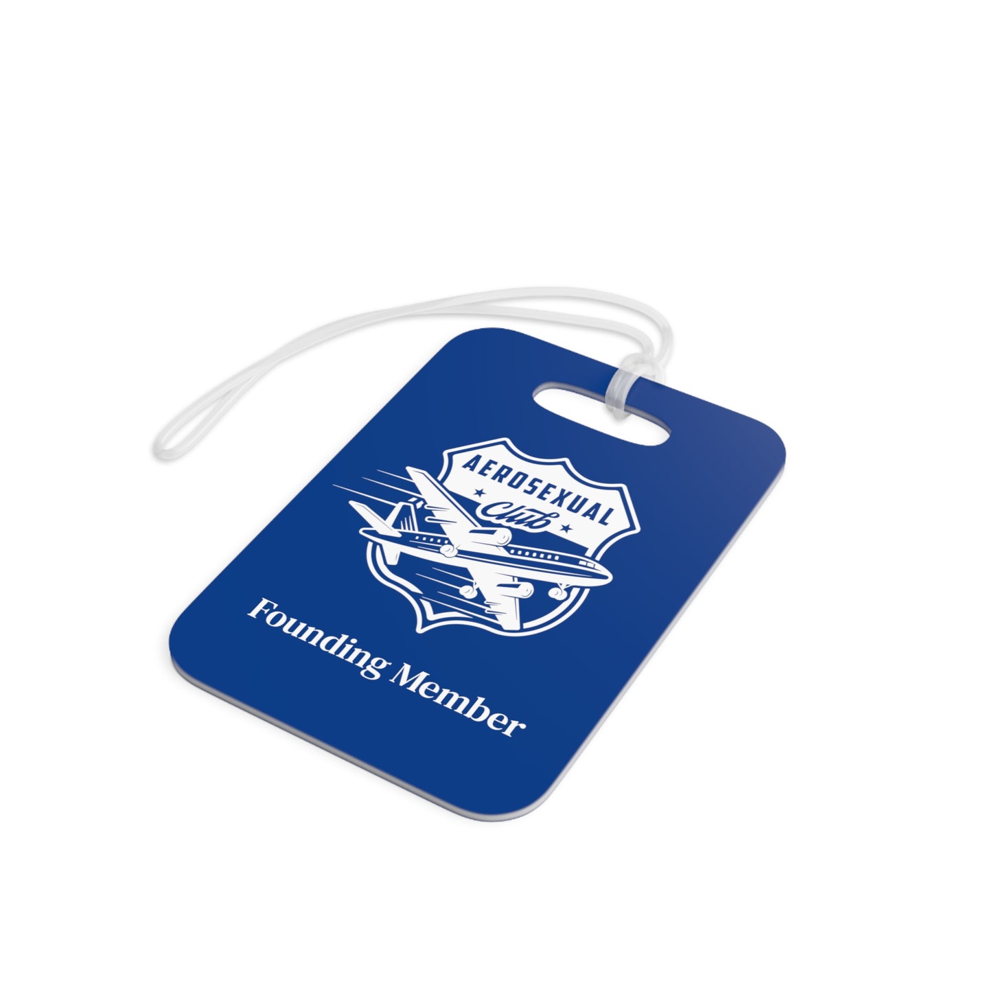 Aerosexual Club Founding Member Luggage Tag Blue (Limited Edition)
