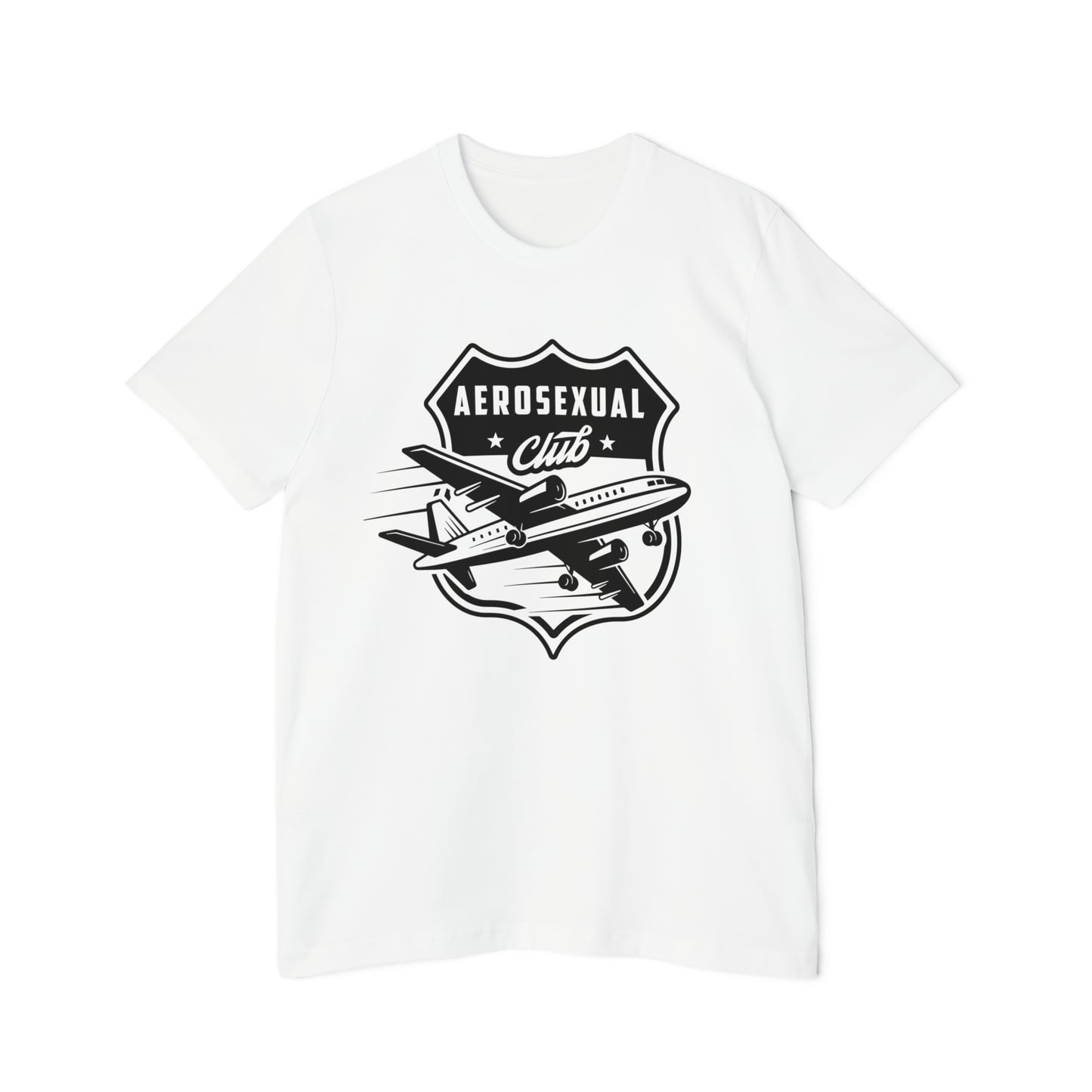 Aerosexual Club USA-Made Unisex Short-Sleeve Jersey T-Shirt