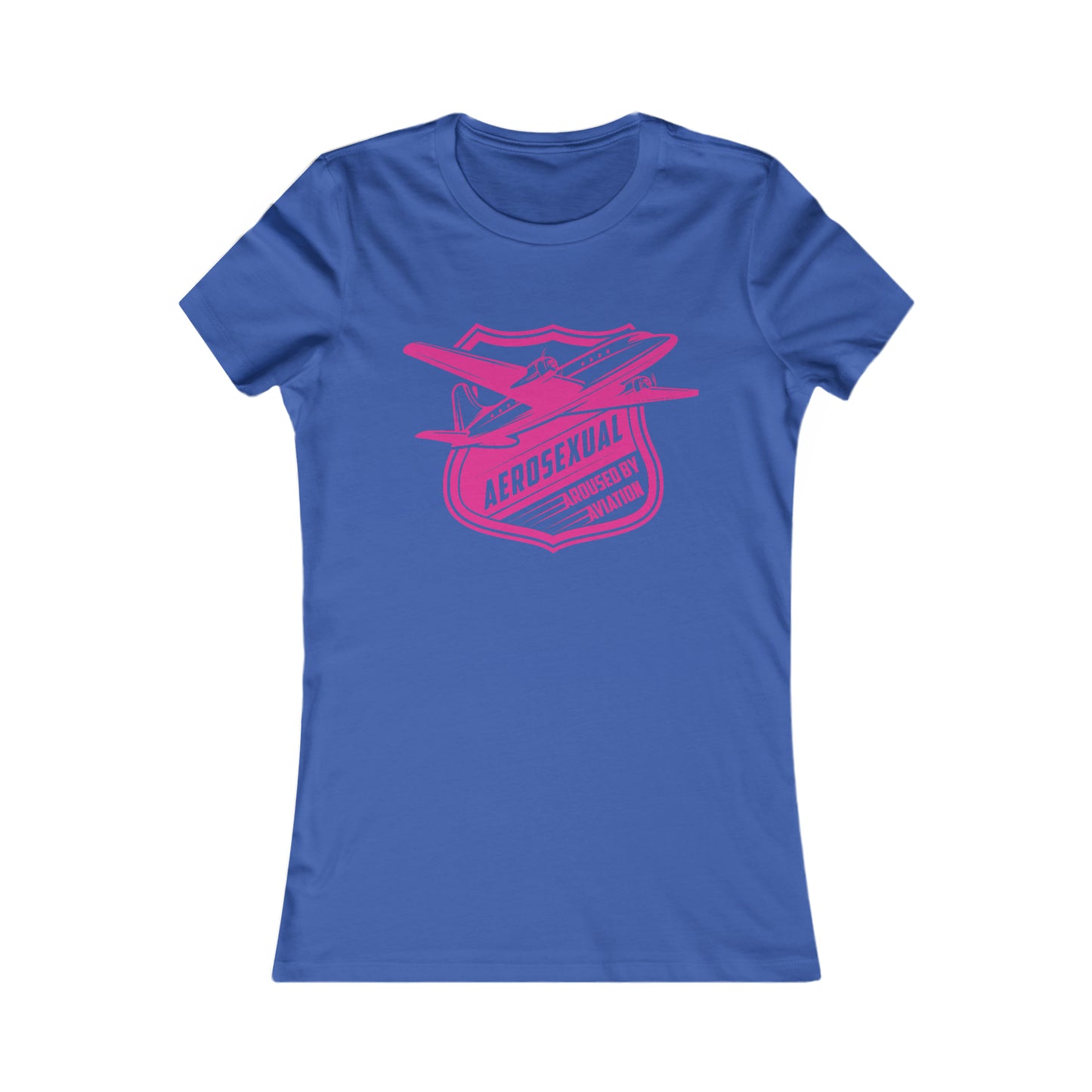 Aerosexual Women's Tee (bright pink)