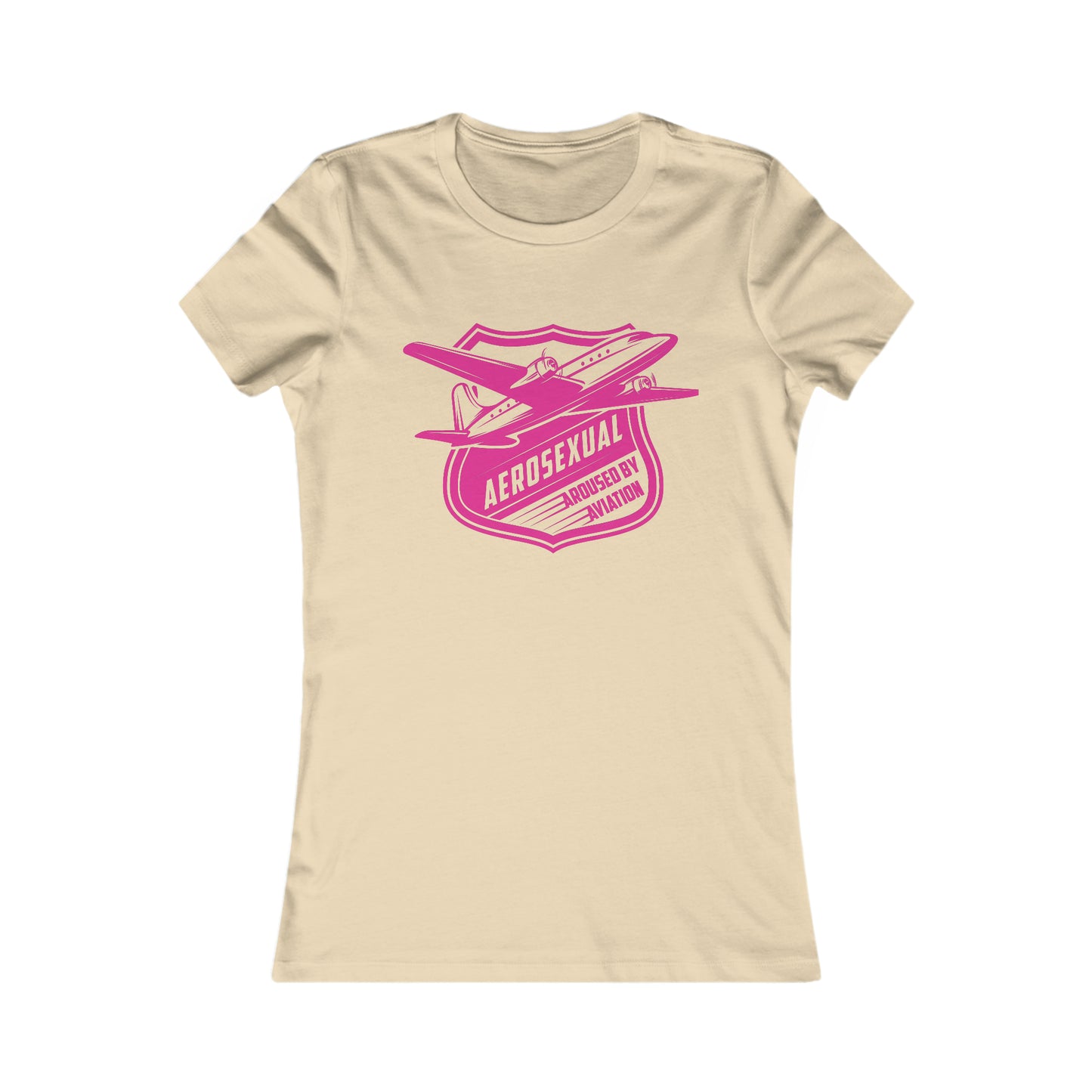 Aerosexual Women's Tee (bright pink)