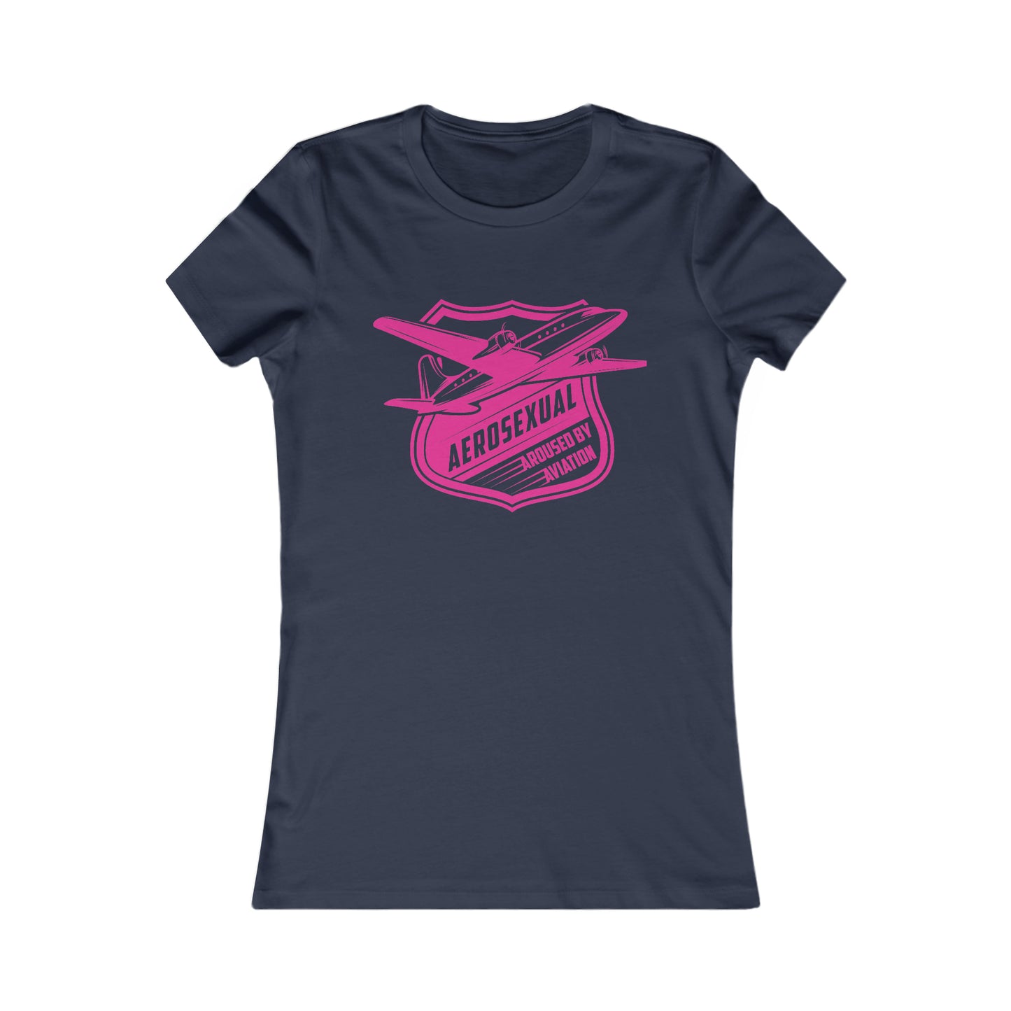 Aerosexual Women's Tee (bright pink)