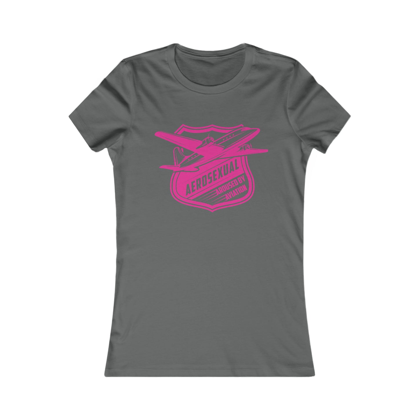Aerosexual Women's Tee (bright pink)
