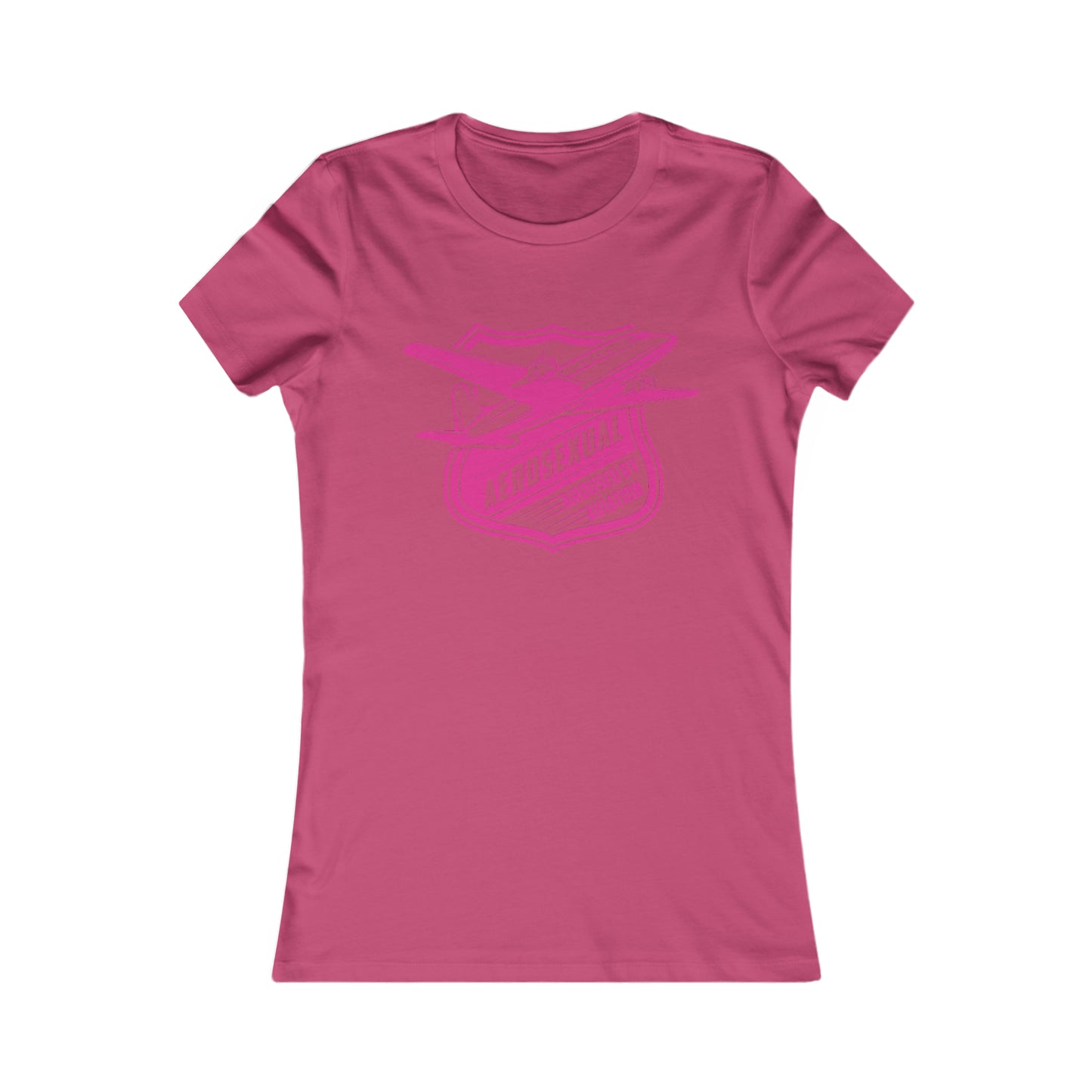 Aerosexual Women's Tee (bright pink)