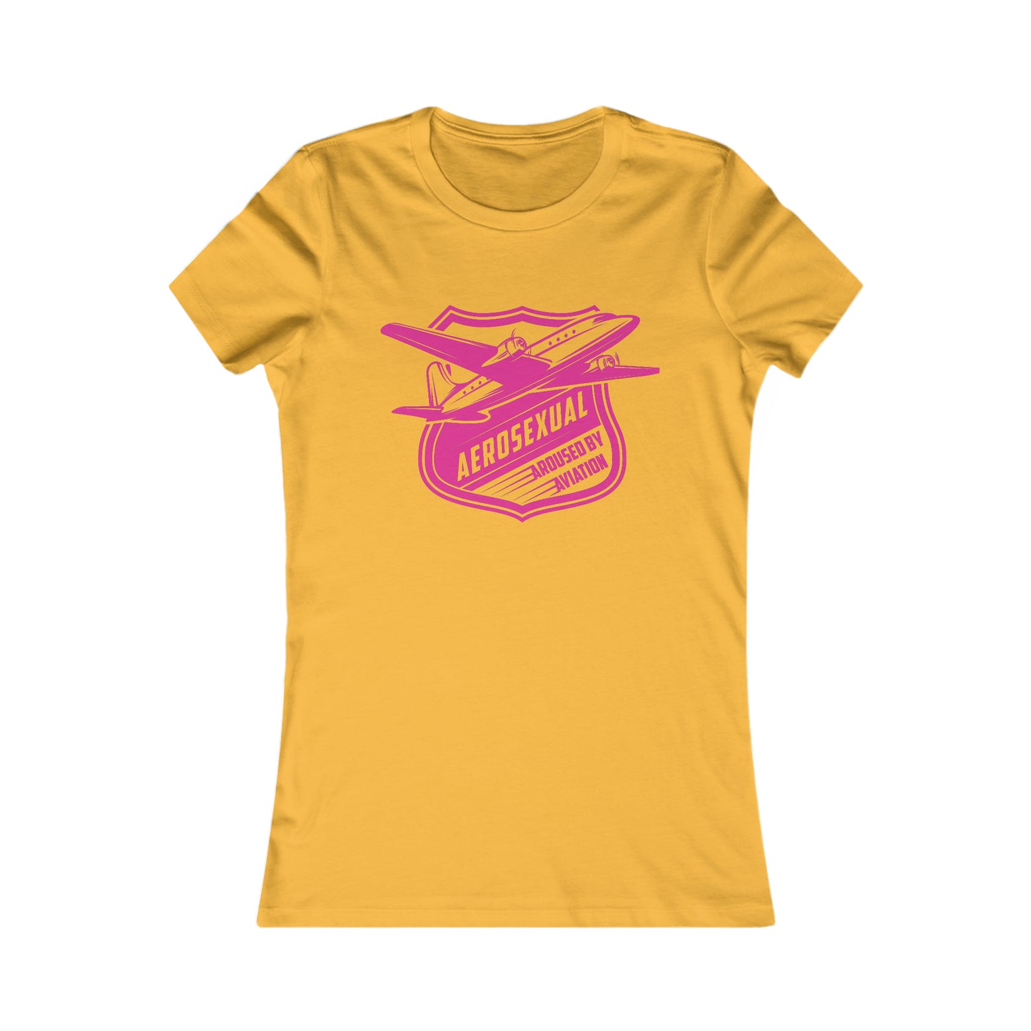 Aerosexual Women's Tee (bright pink)