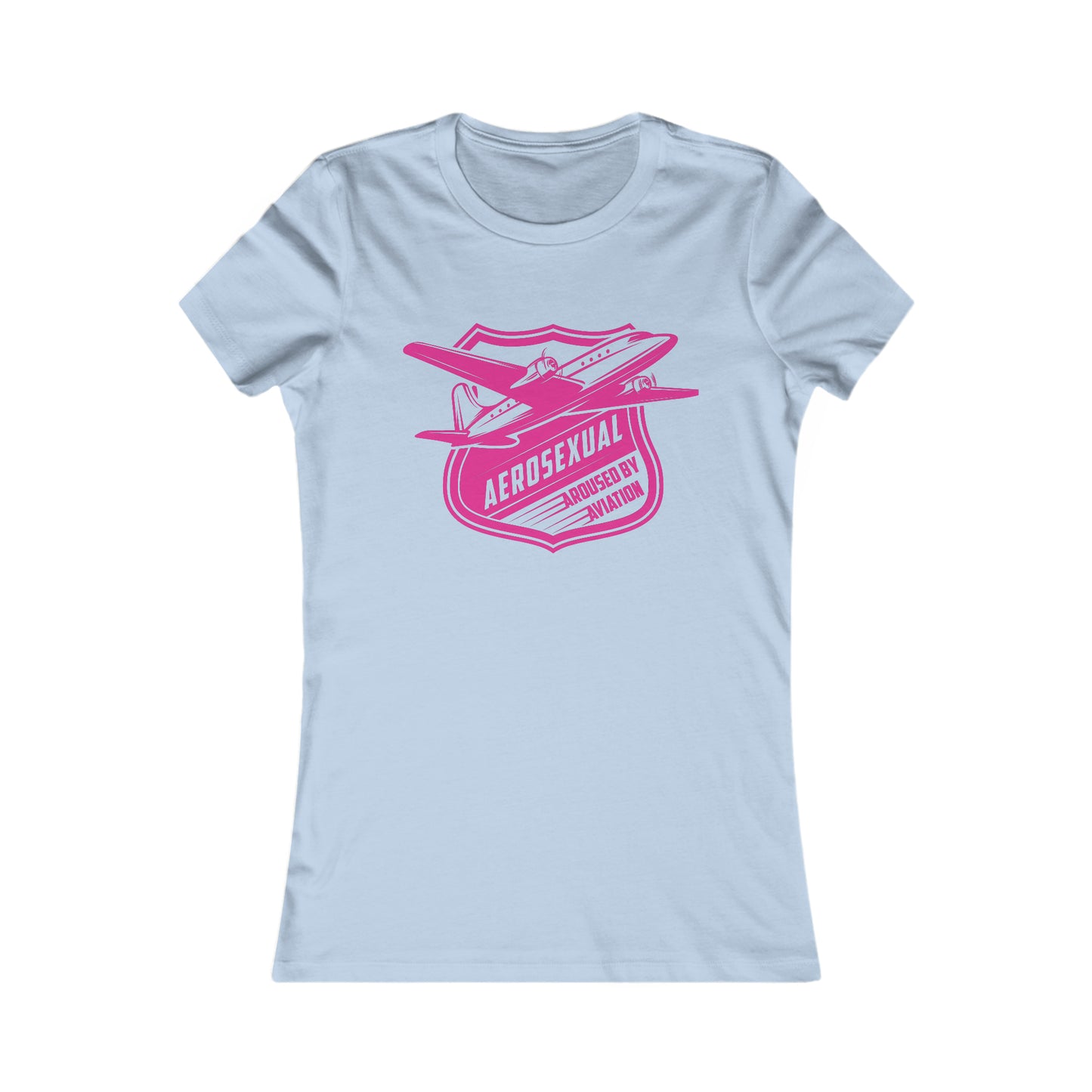 Aerosexual Women's Tee (bright pink)