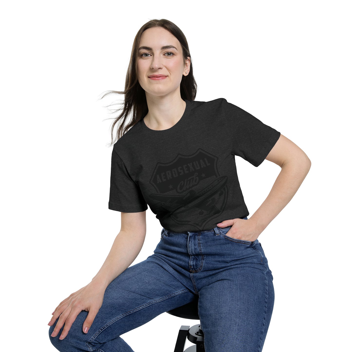 Aerosexual Club USA-Made Unisex Short-Sleeve Jersey T-Shirt