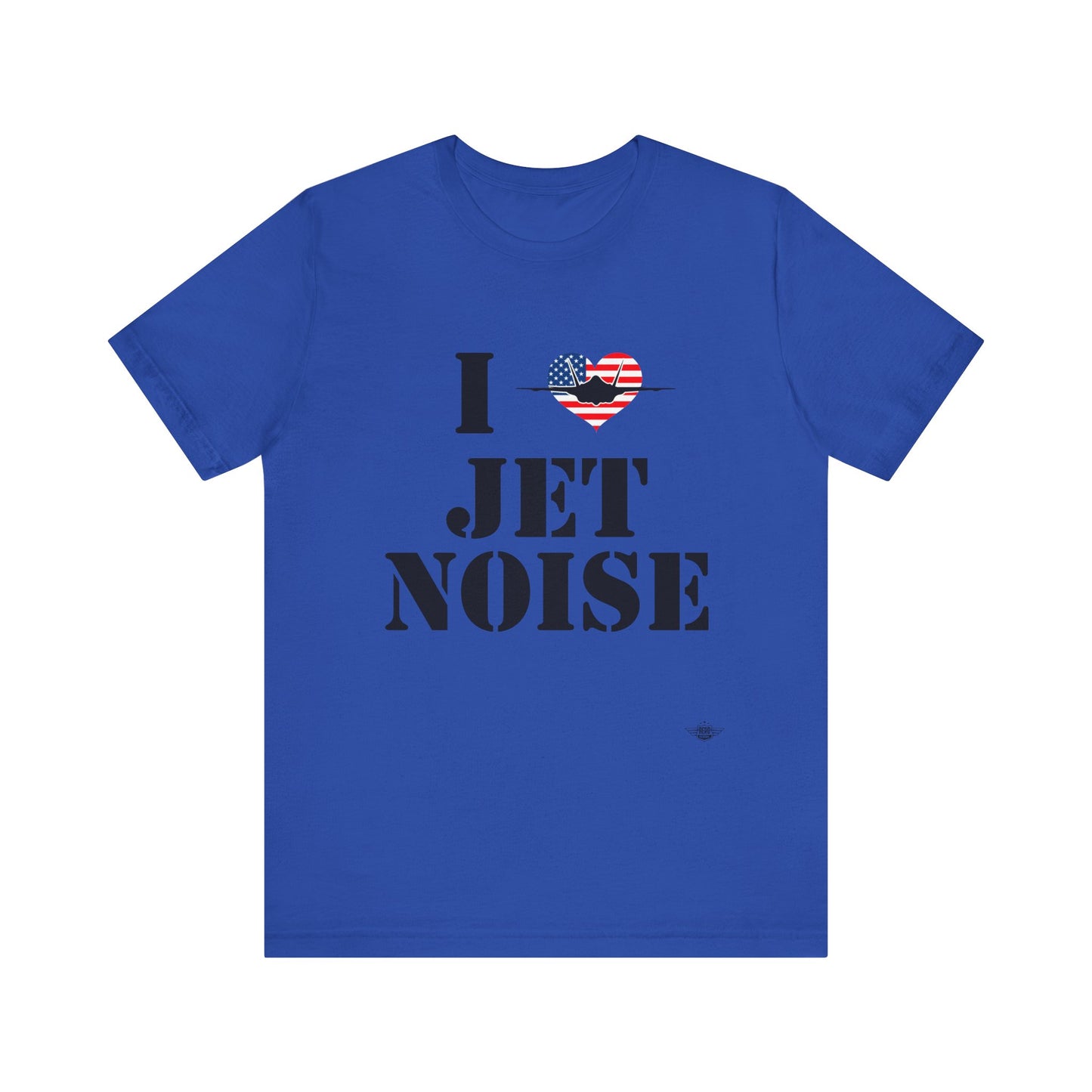 I Heart Jet Noise Unisex Jersey Short Sleeve Tee