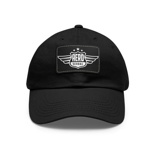 Aerosexual Hat with Leather Patch (Rectangle)