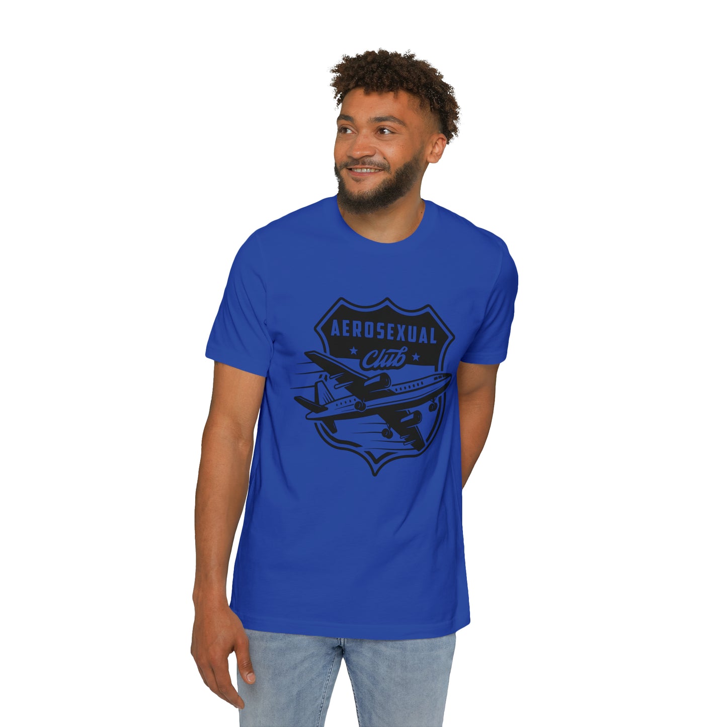 Aerosexual Club USA-Made Unisex Short-Sleeve Jersey T-Shirt