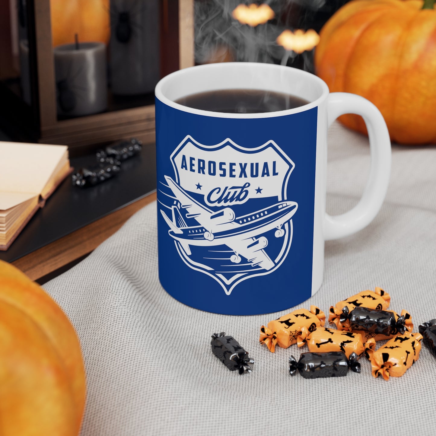 Aerosexual Club Coffee Cup Dark Blue, 11oz
