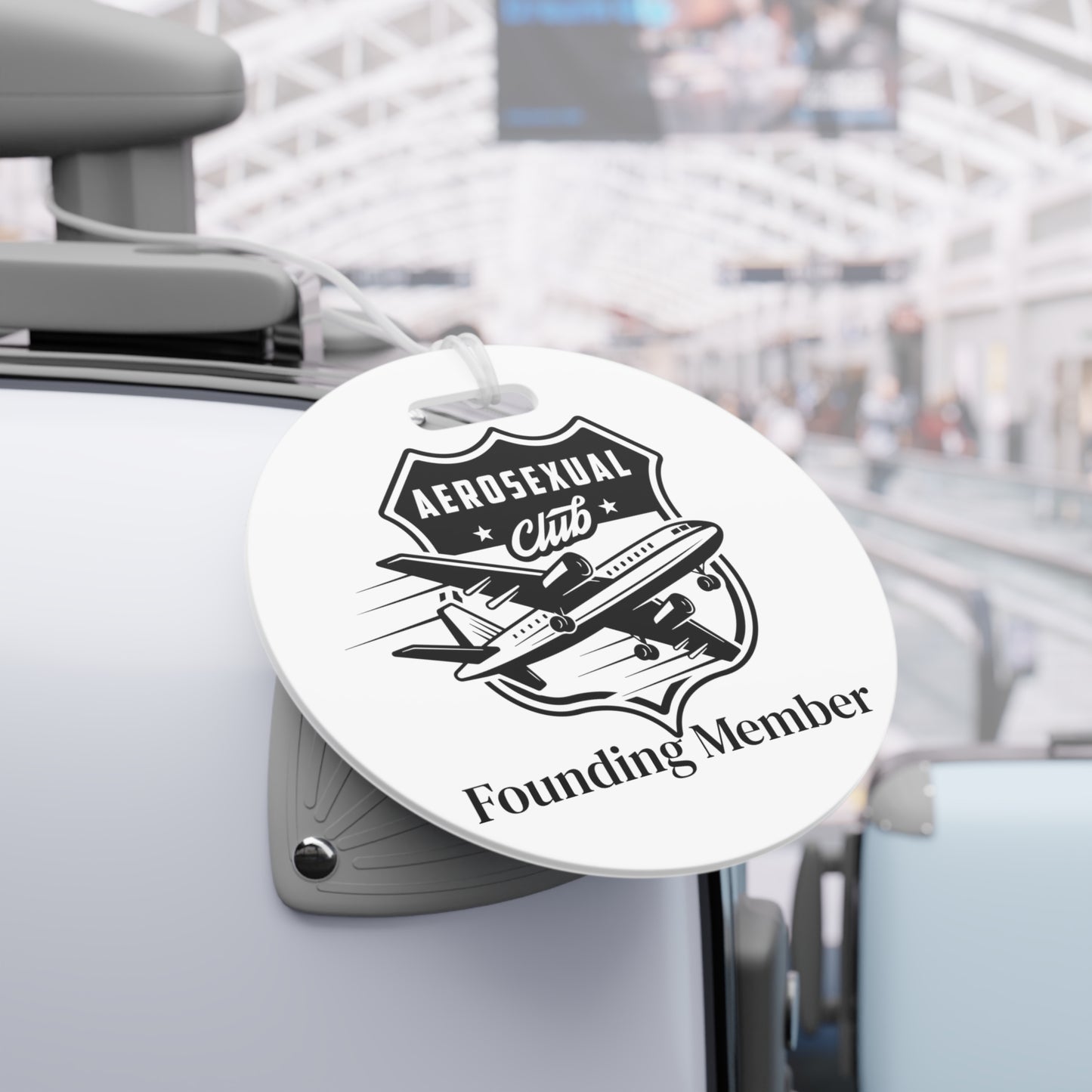 Aerosexual Club Founding Member Luggage Tag Red (Limited Edition)