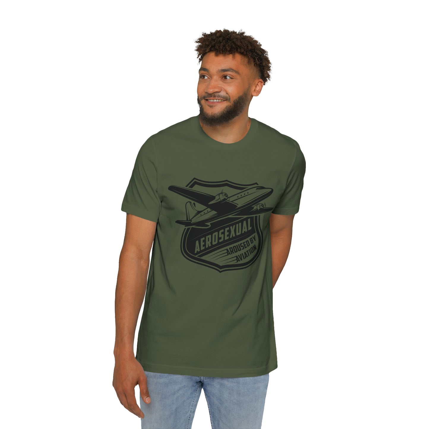 Aerosexual USA-Made Unisex Short-Sleeve Jersey T-Shirt