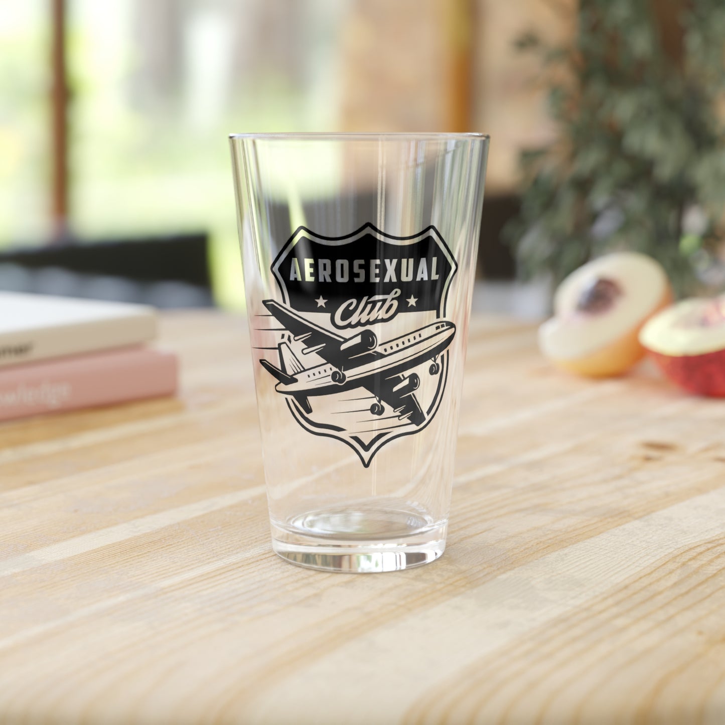Aerosexual Club Pint Glass, 16oz