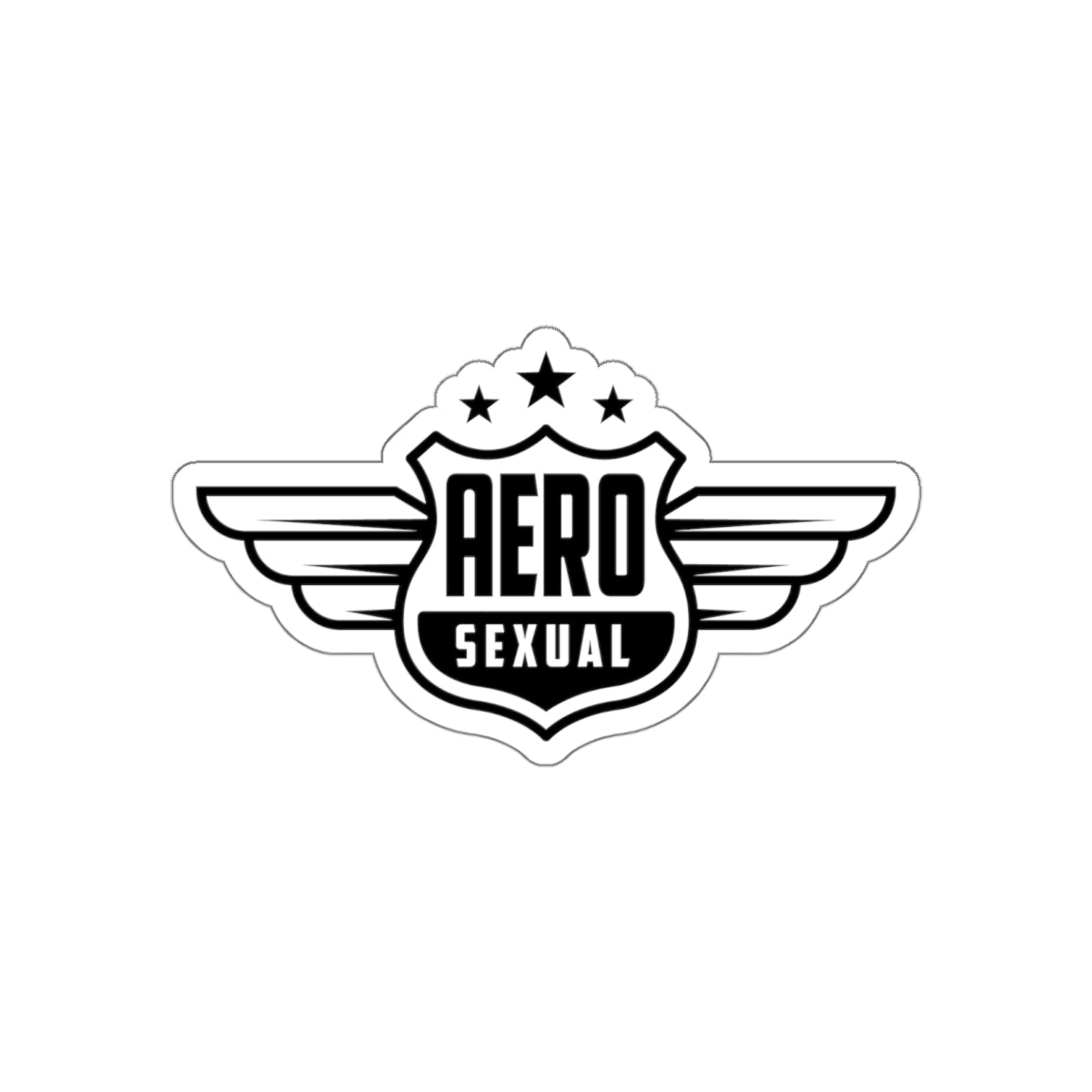Aerosexul Wings Die-Cut Sticker