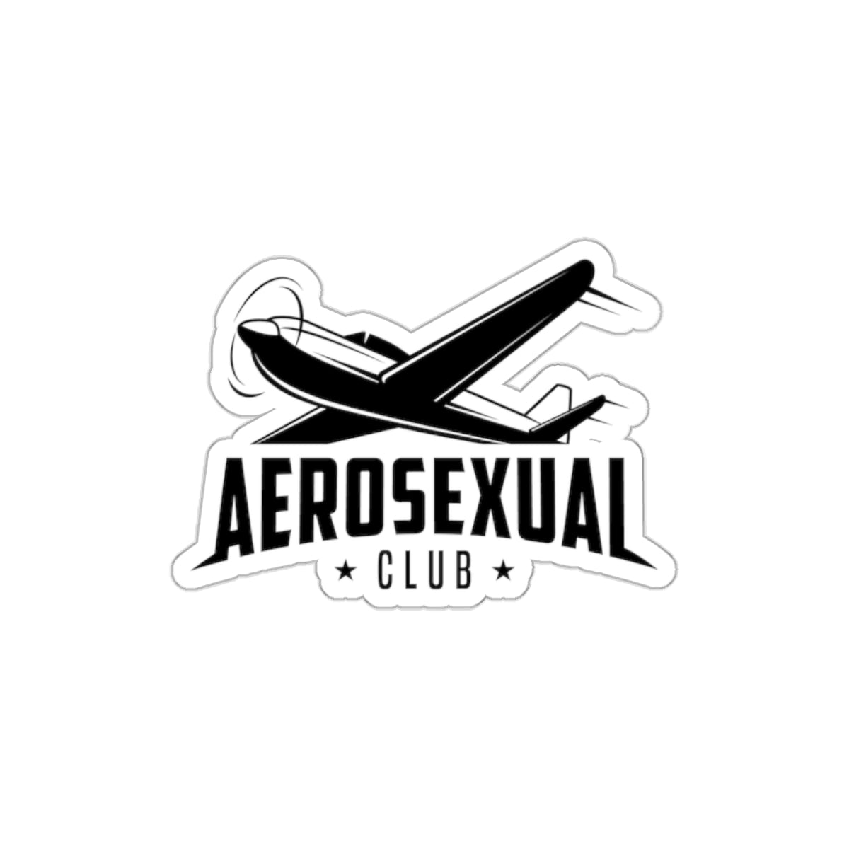 Aerosexual Club Die-Cut Stickers