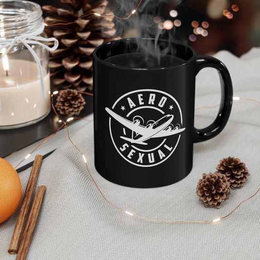 Aerosexual Coffee Cup Black, 11oz