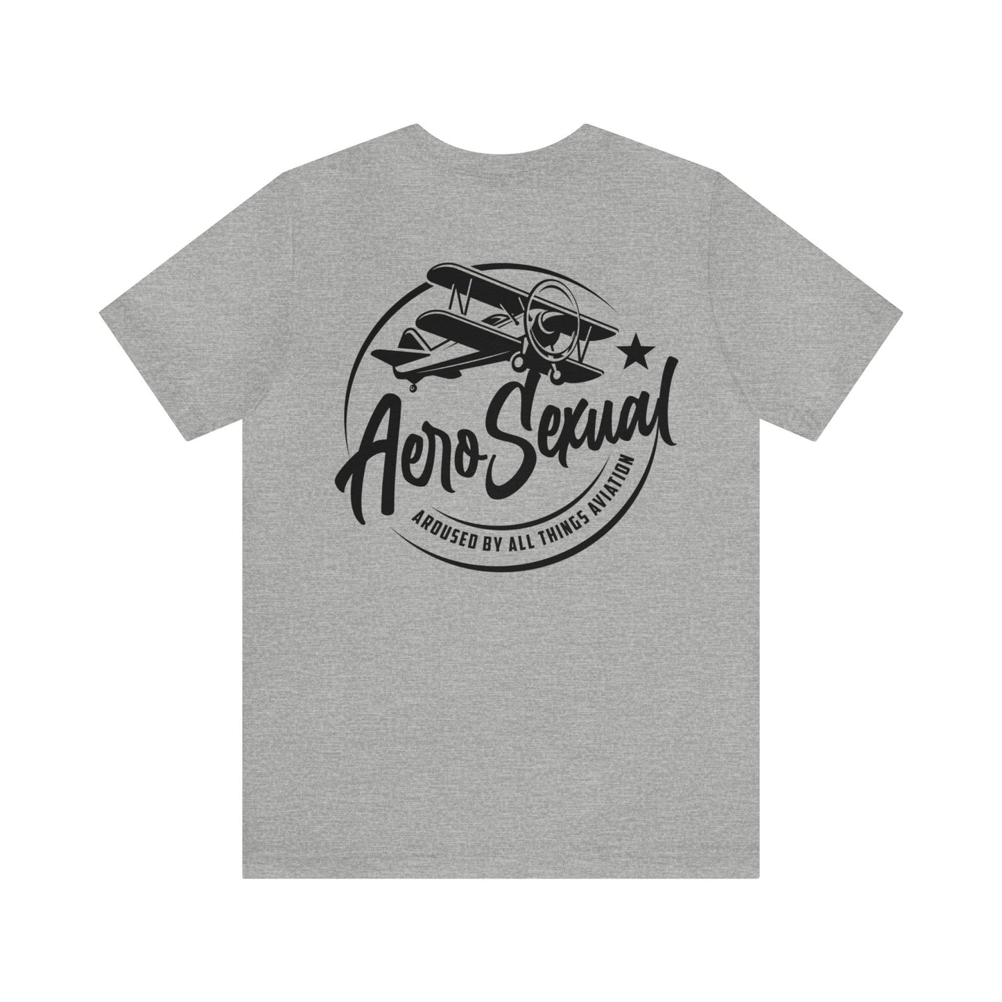 Aerosexual Unisex Jersey Short Sleeve Tee Reese’s Design
