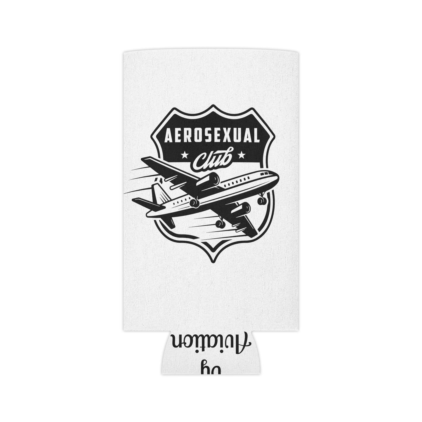 Aerosexual Club soft can sleeve (white)