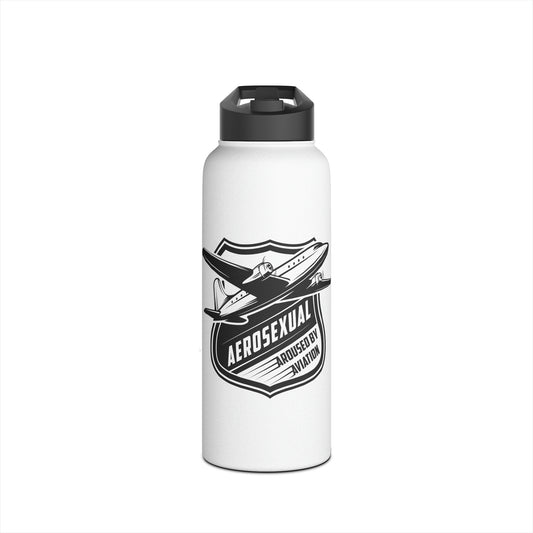 Aerosexual Stainless Steel Water Bottle, Standard Lid