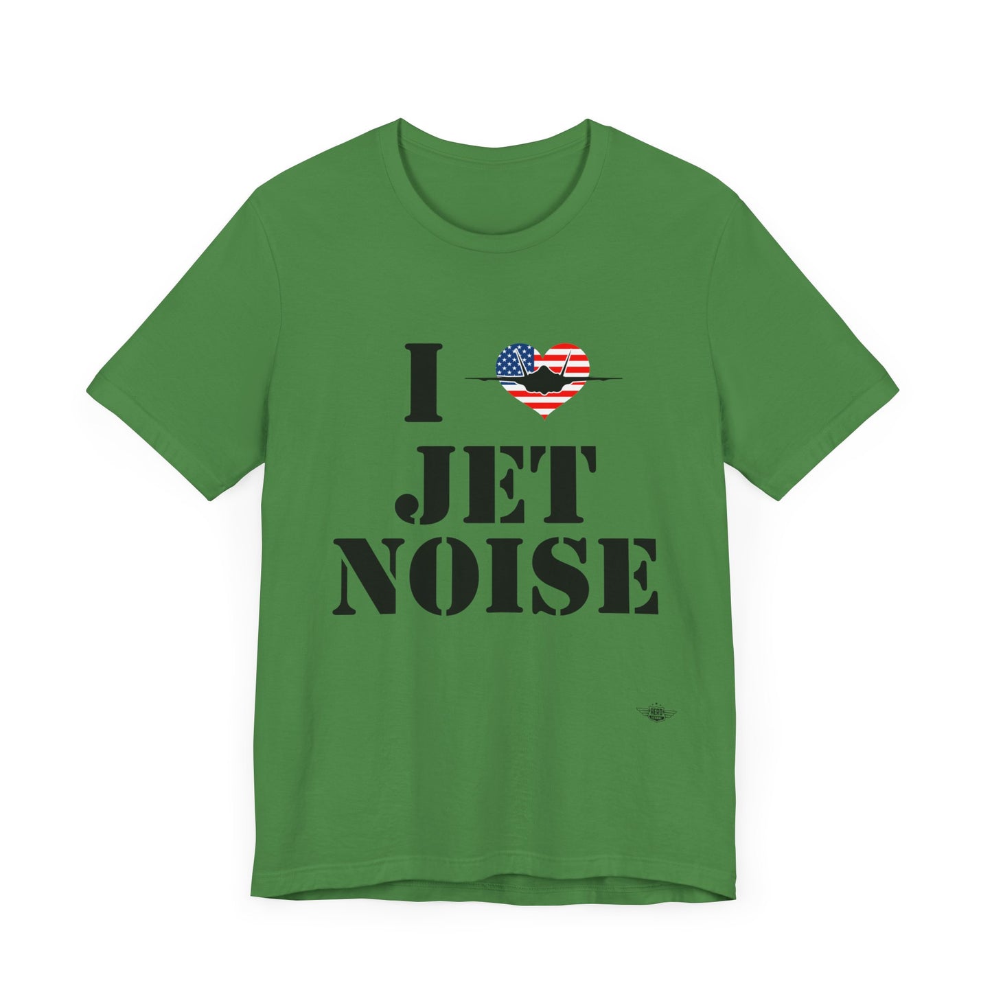 I Heart Jet Noise Unisex Jersey Short Sleeve Tee