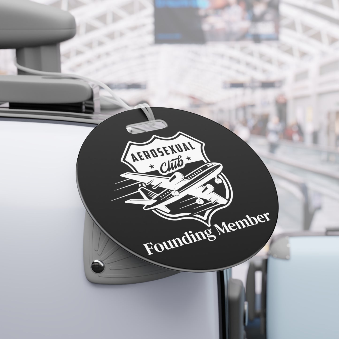 Aerosexual Club Founding Member Luggage Tag Black (Limited Edition)