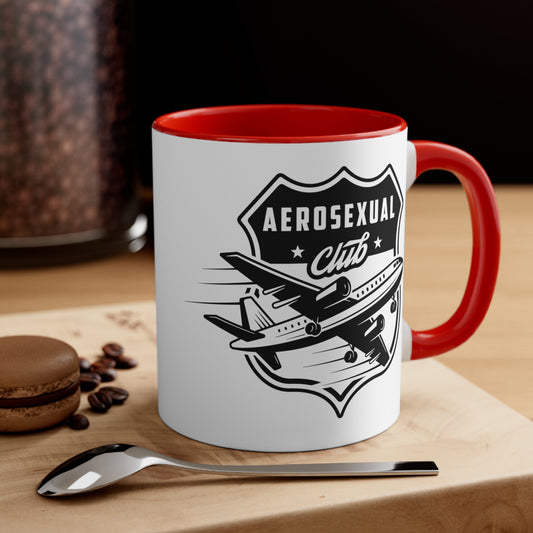 Aerosexual Two-Tone Coffee Mugs, 15oz