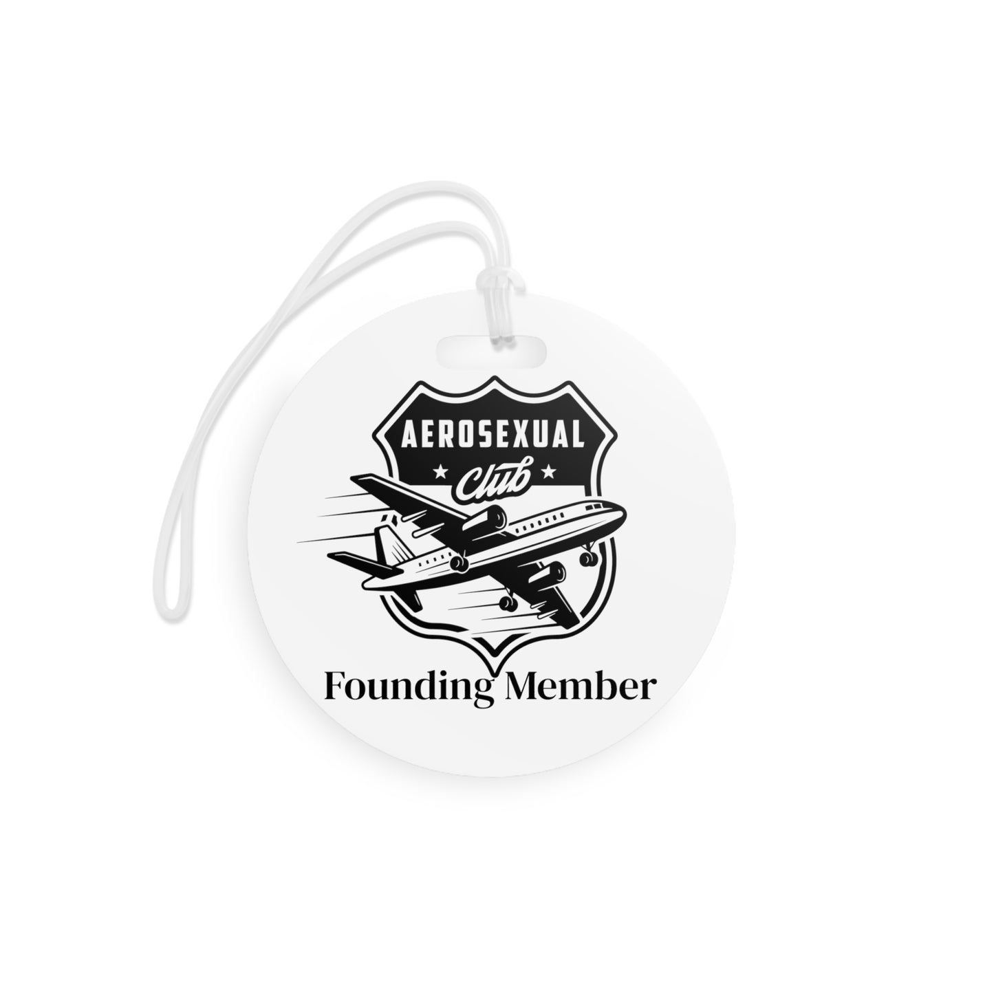 Aerosexual Club Founding Member Luggage Tag Red (Limited Edition)