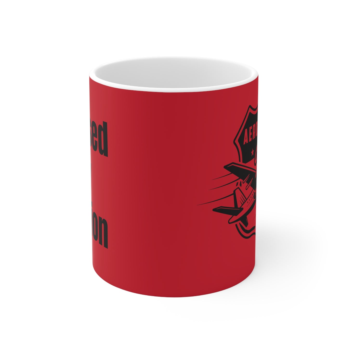 Aerosexual Club Coffee Cup Red, 11oz