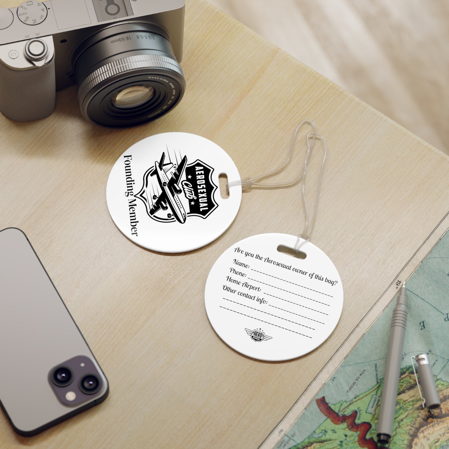 Aerosexual Club Founding Member Luggage Tags (Limited Edition)