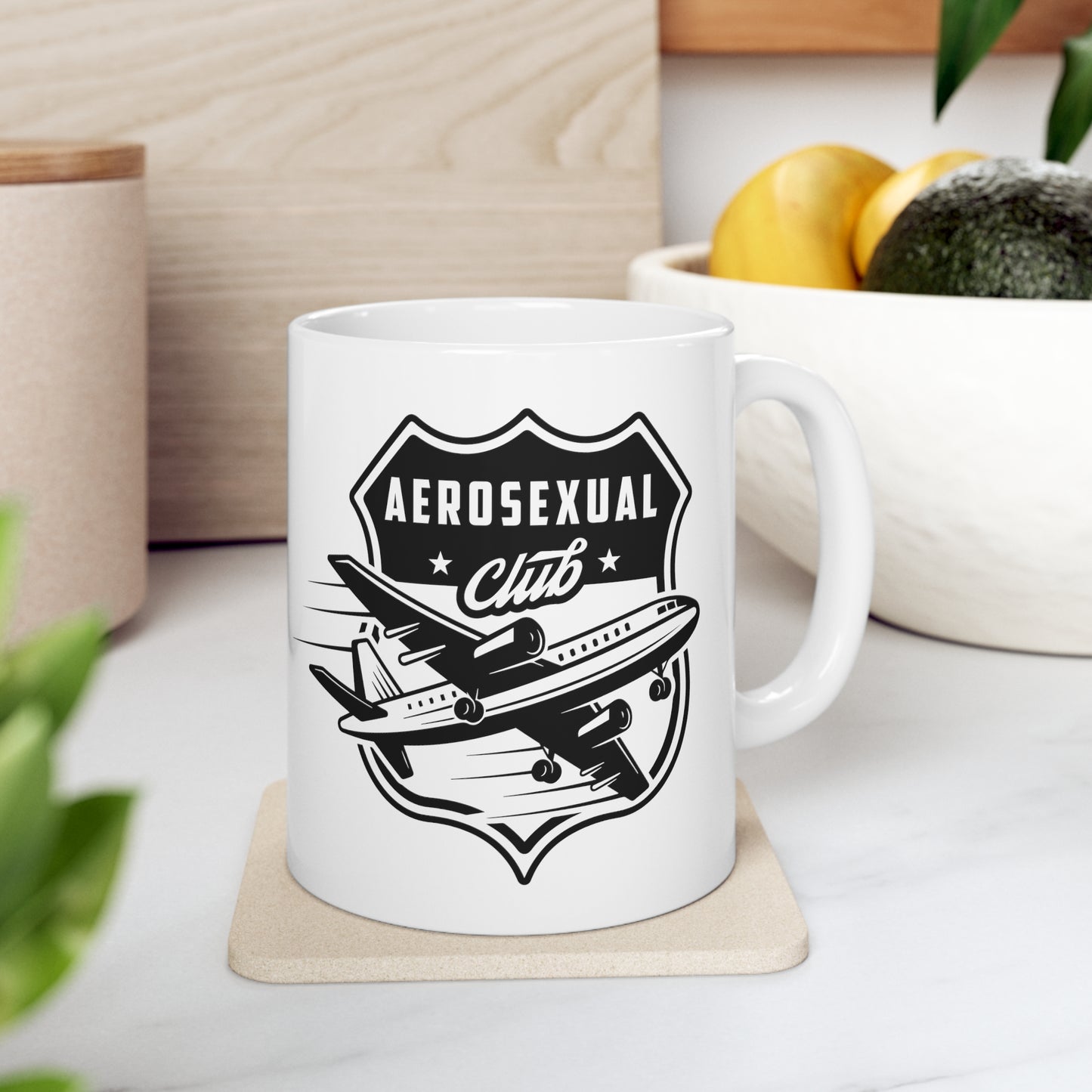 Aerosexual Club Coffee Cup, 11oz