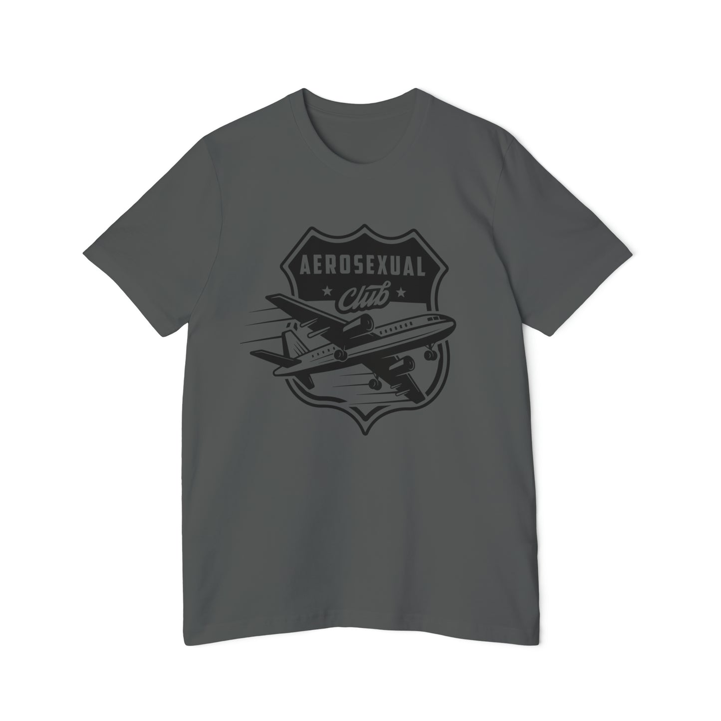 Aerosexual Club USA-Made Unisex Short-Sleeve Jersey T-Shirt