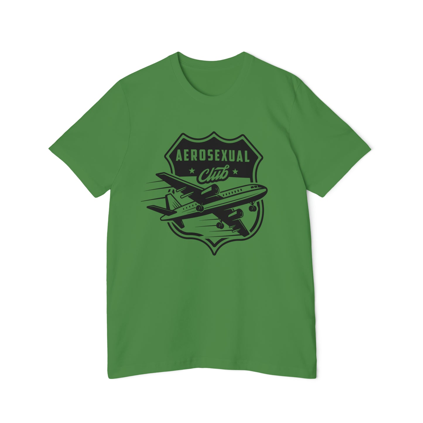 Aerosexual Club USA-Made Unisex Short-Sleeve Jersey T-Shirt
