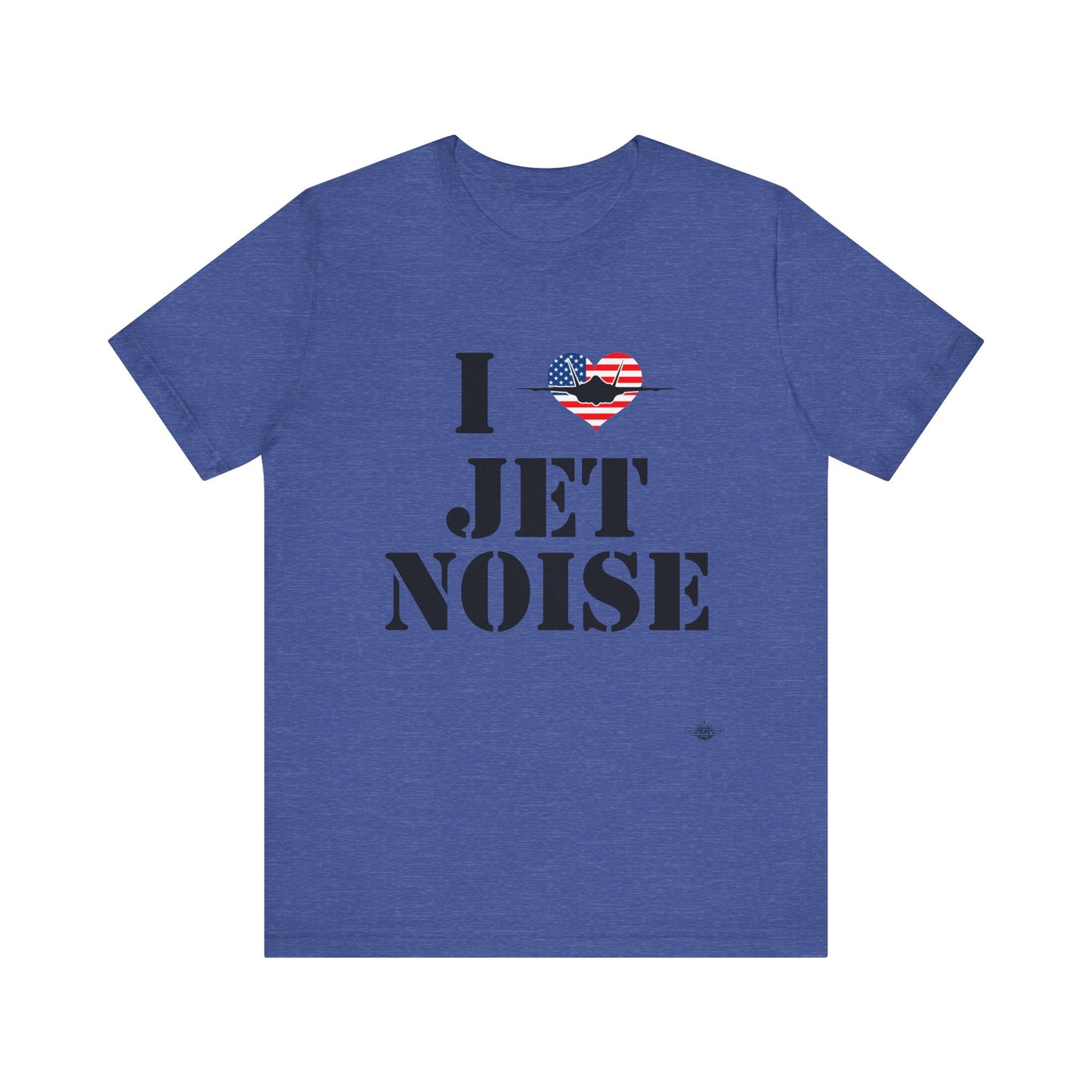 I Heart Jet Noise Unisex Jersey Short Sleeve Tee
